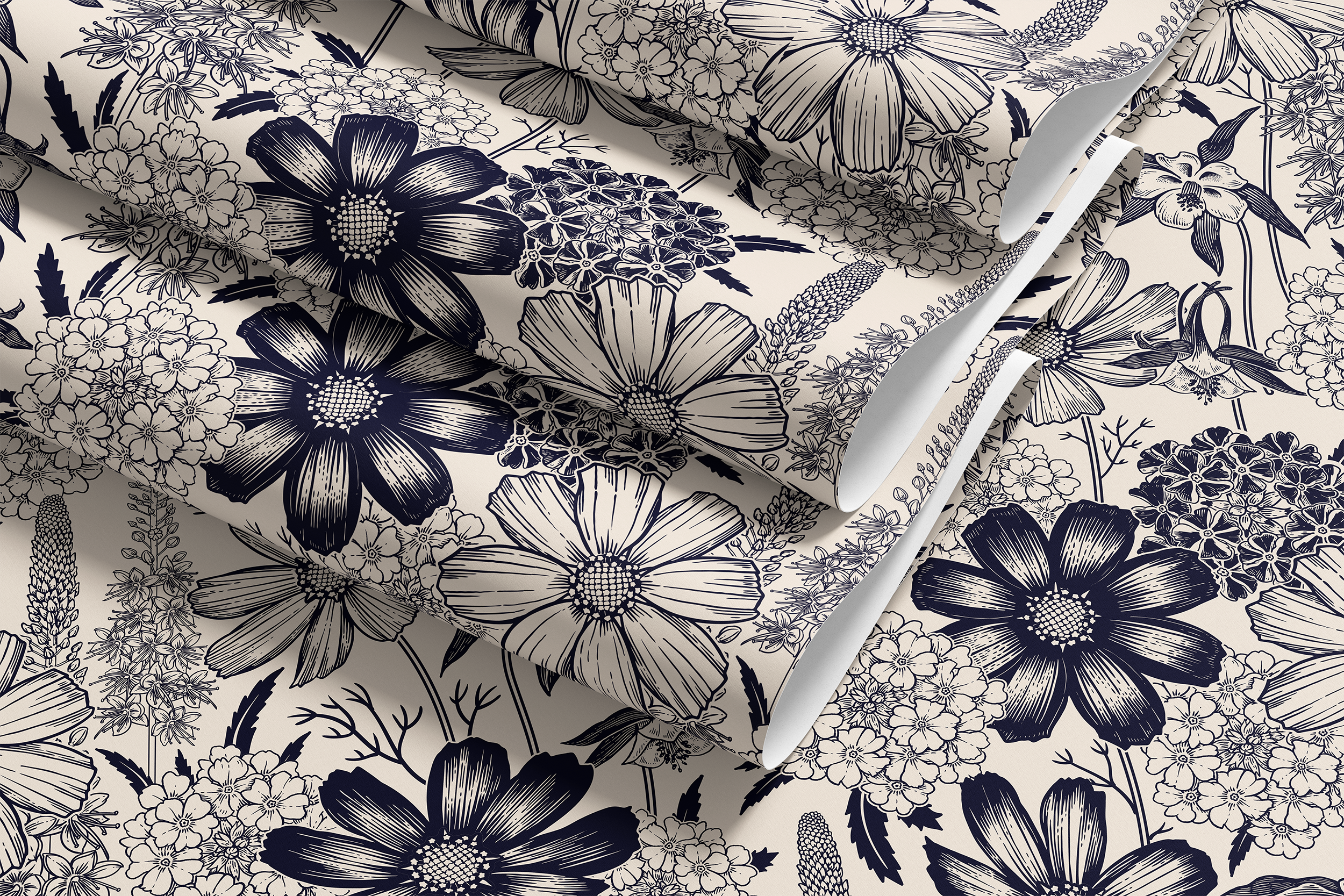 Sketchbook Sprigs Floral Contact Paper – 1455