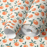 Tangelo Estate Peel and Stick Contact Paper showing detailed orange fruit pattern