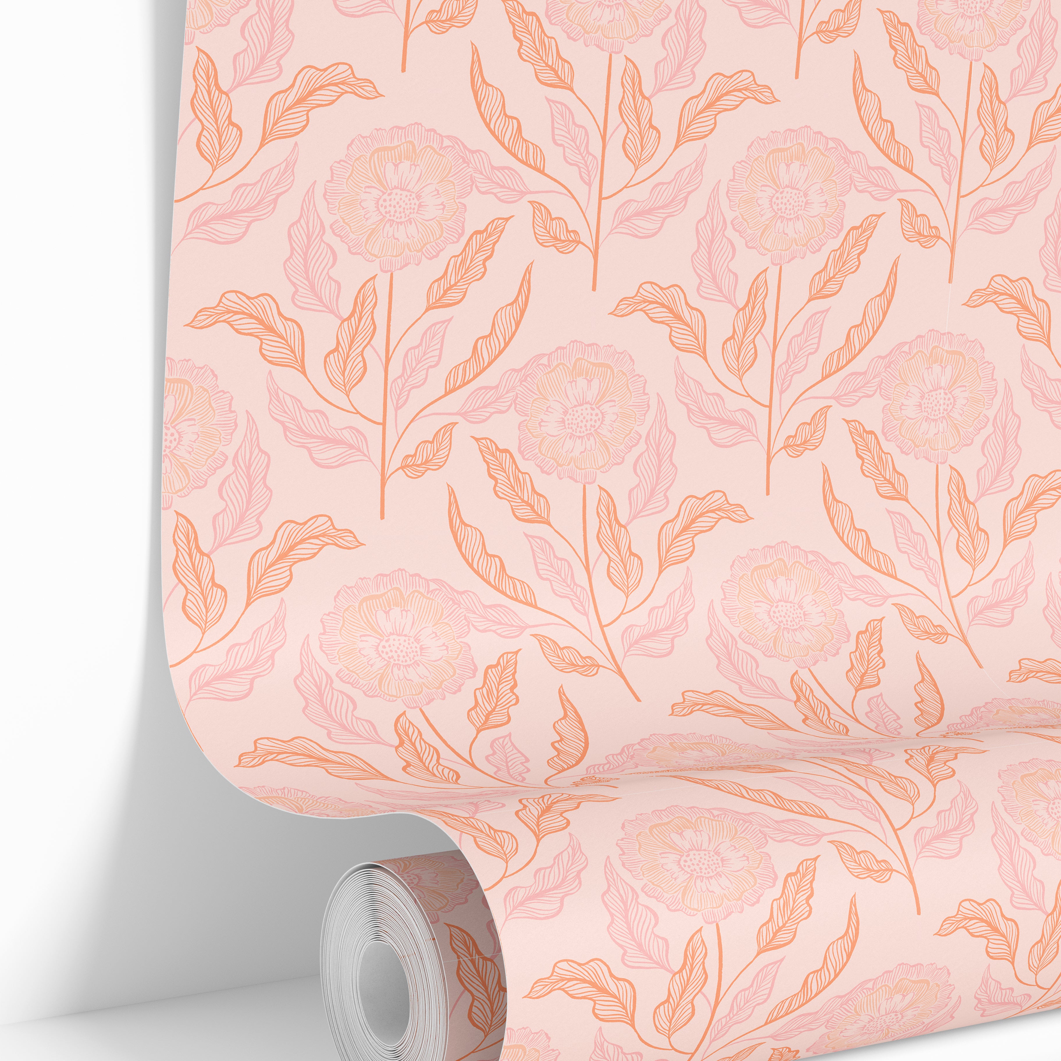 roll of the first blossom peel and stick wallpaper