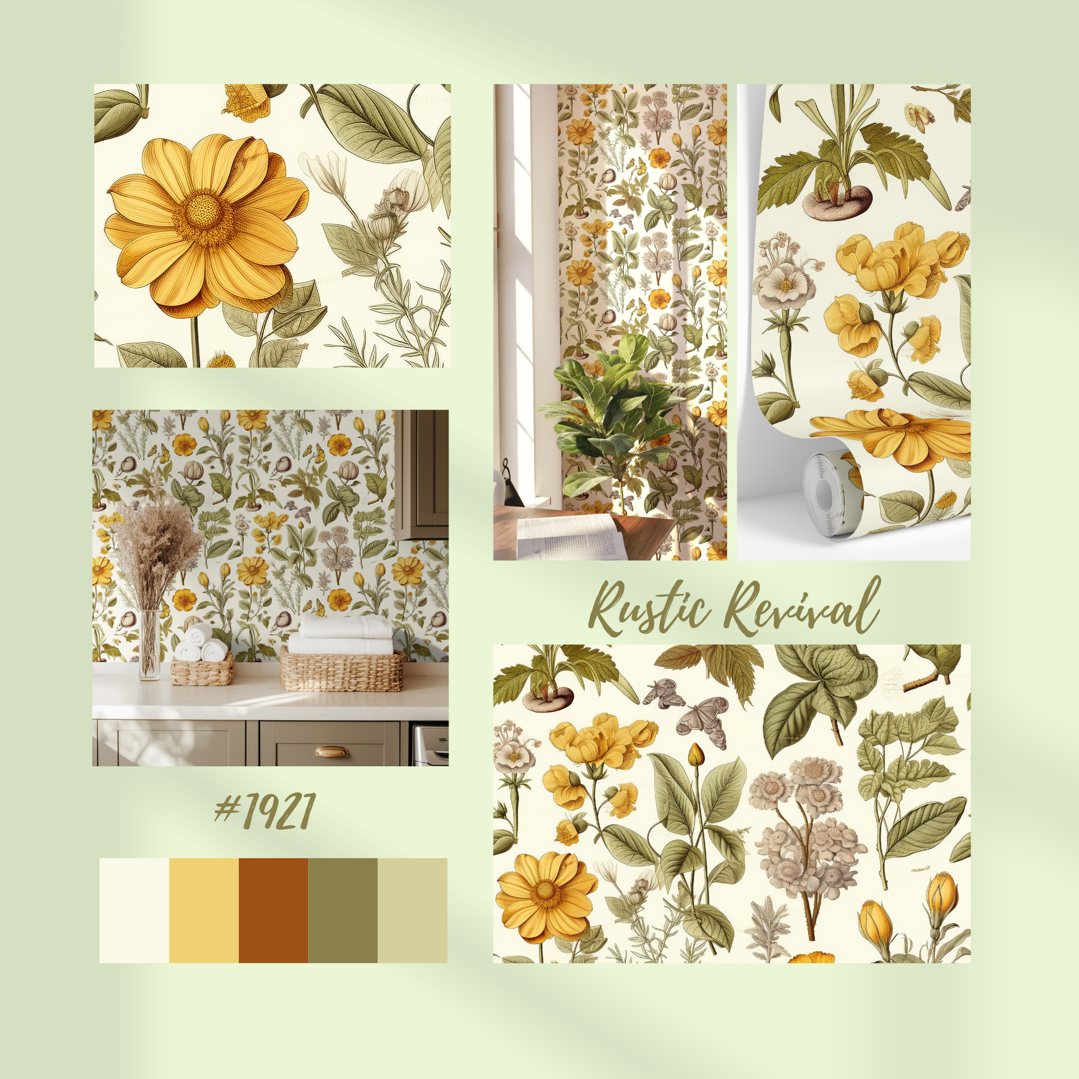 garden field guide mood board  1921