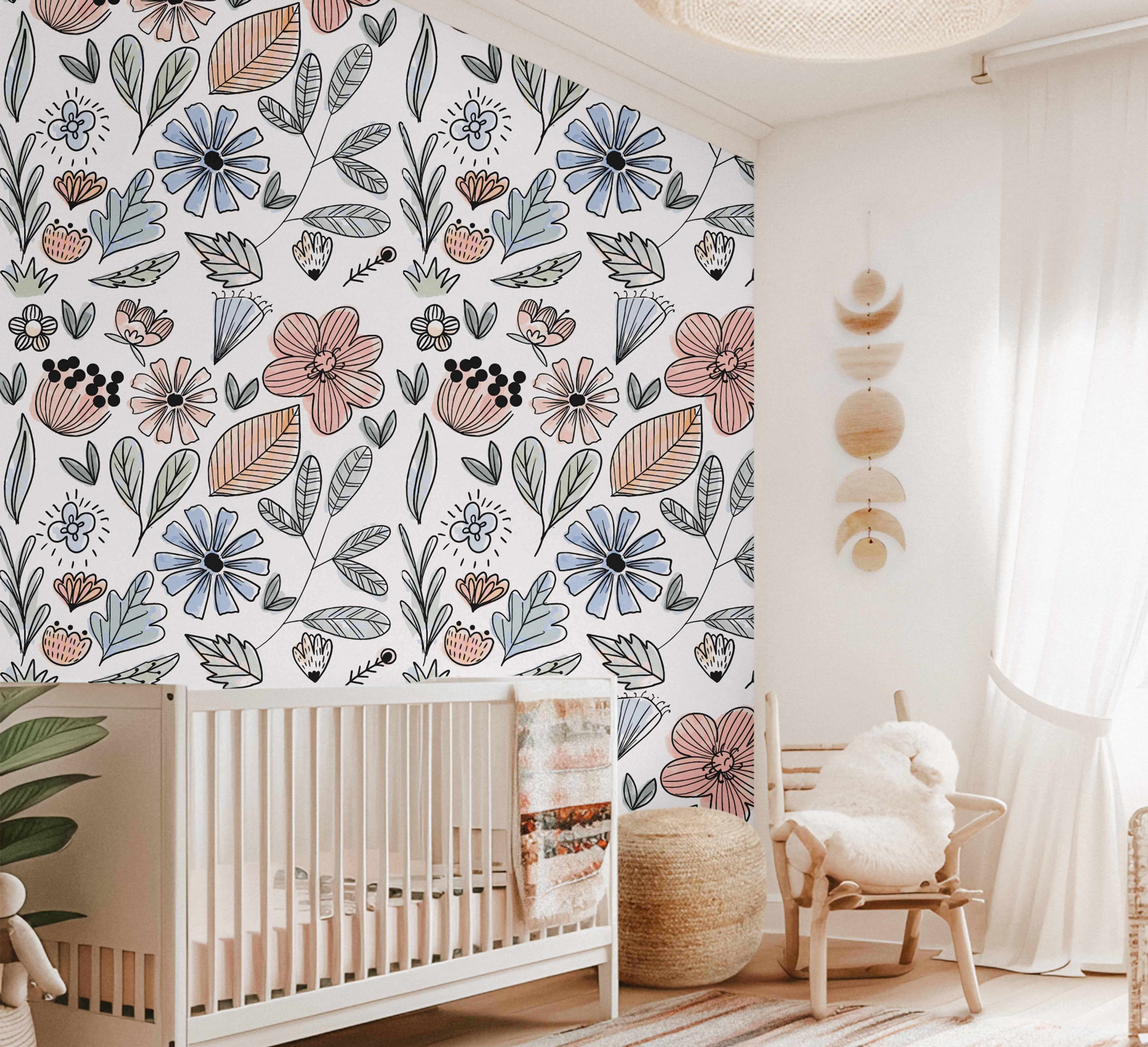 Wallpaper for Girls | Peel and Stick Designs for Bedrooms & Nurseries ...