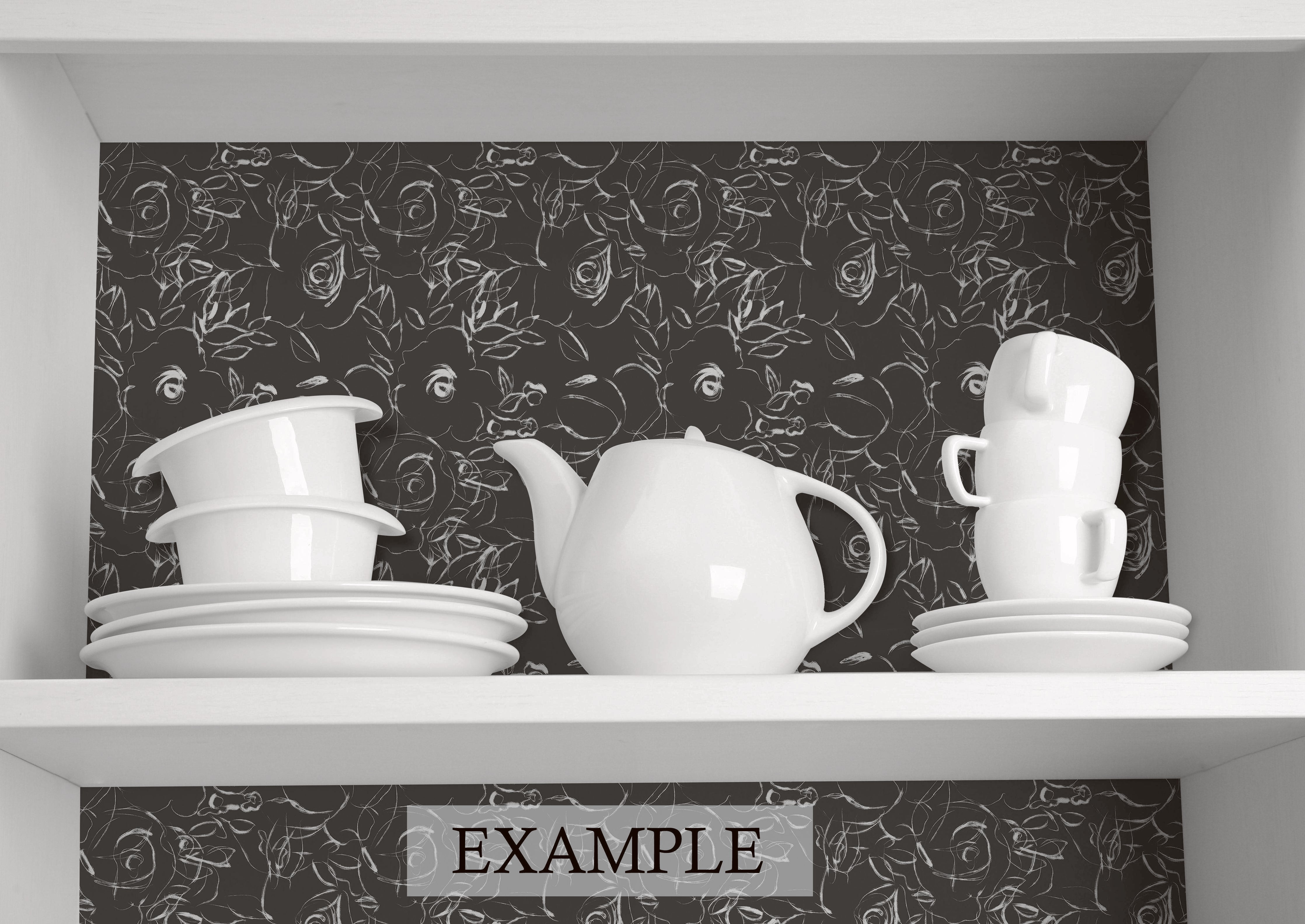 Boho Garden Contact Paper | Shelf Liner | Drawer Liner | Peel and Stick Paper 1396 - James And Colors