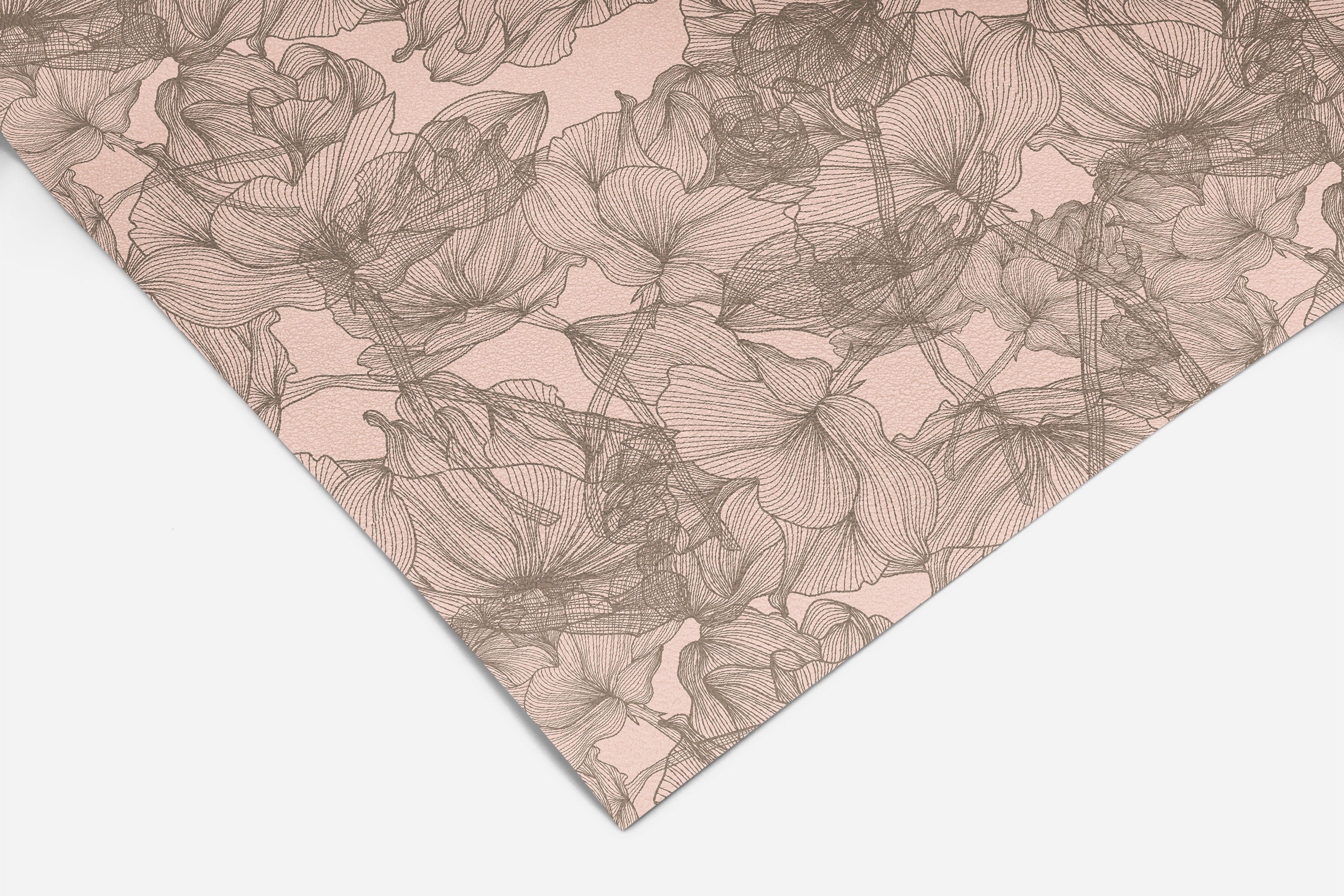 Pink Floral Contact Paper | Peel And Stick Wallpaper | Removable Wallpaper | Shelf Liner | Drawer Liner | Peel and Stick Paper 50