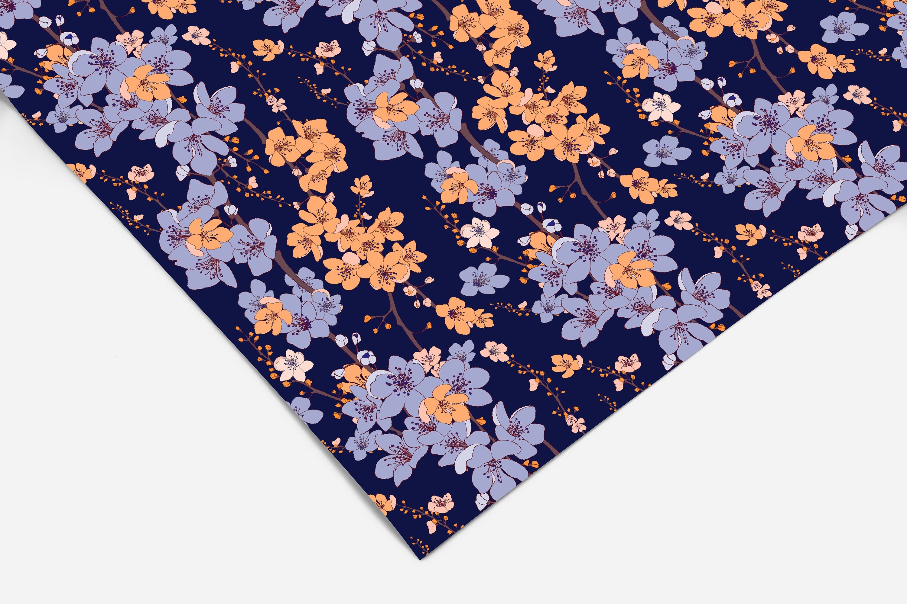 Floral Contact Paper | Peel And Stick Wallpaper | Removable Wallpaper | Shelf Liner | Drawer Liner | Peel and Stick Paper 74