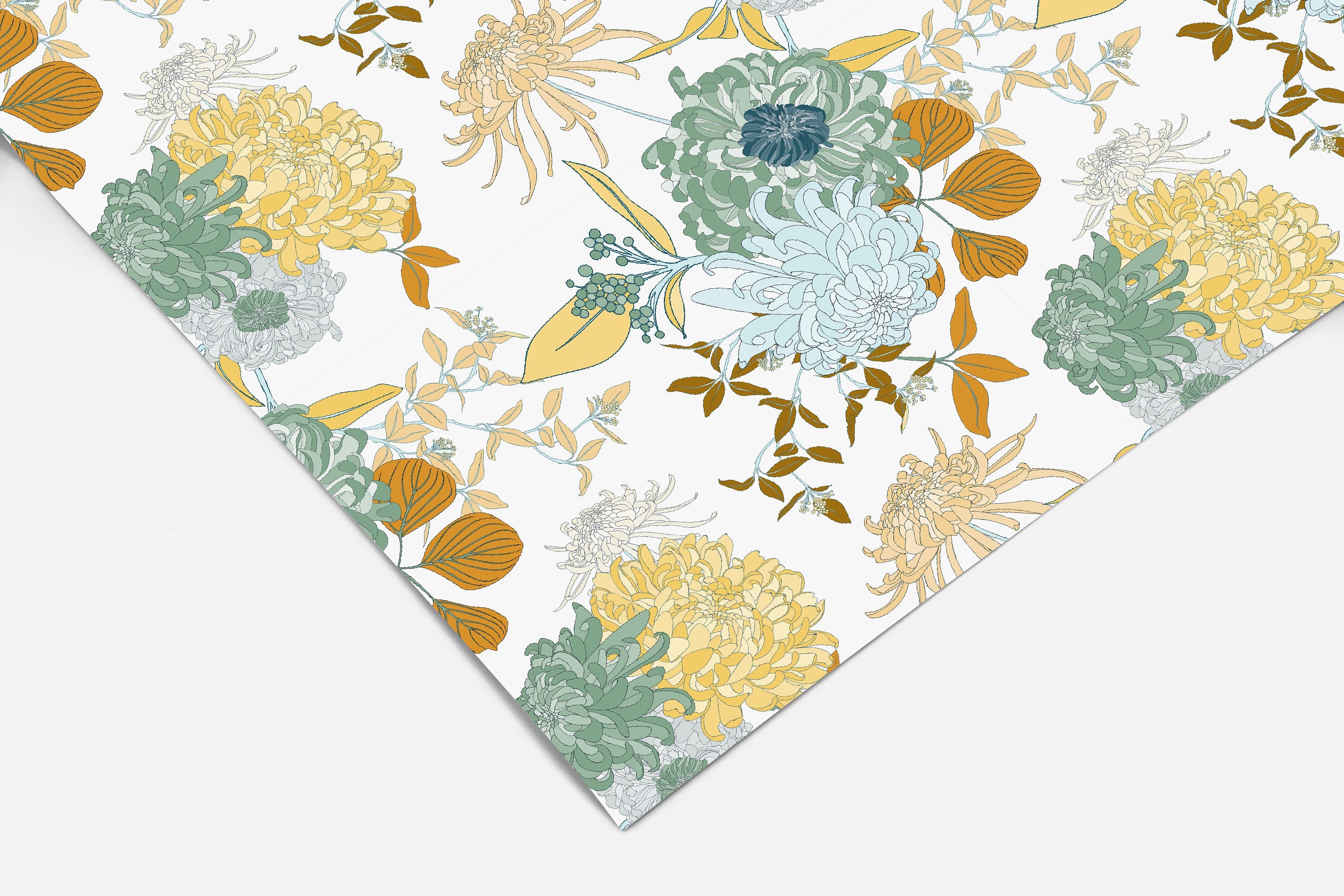Floral Contact Paper | Peel And Stick Wallpaper | Removable Wallpaper | Shelf Liner | Drawer Liner | Peel and Stick Paper 92