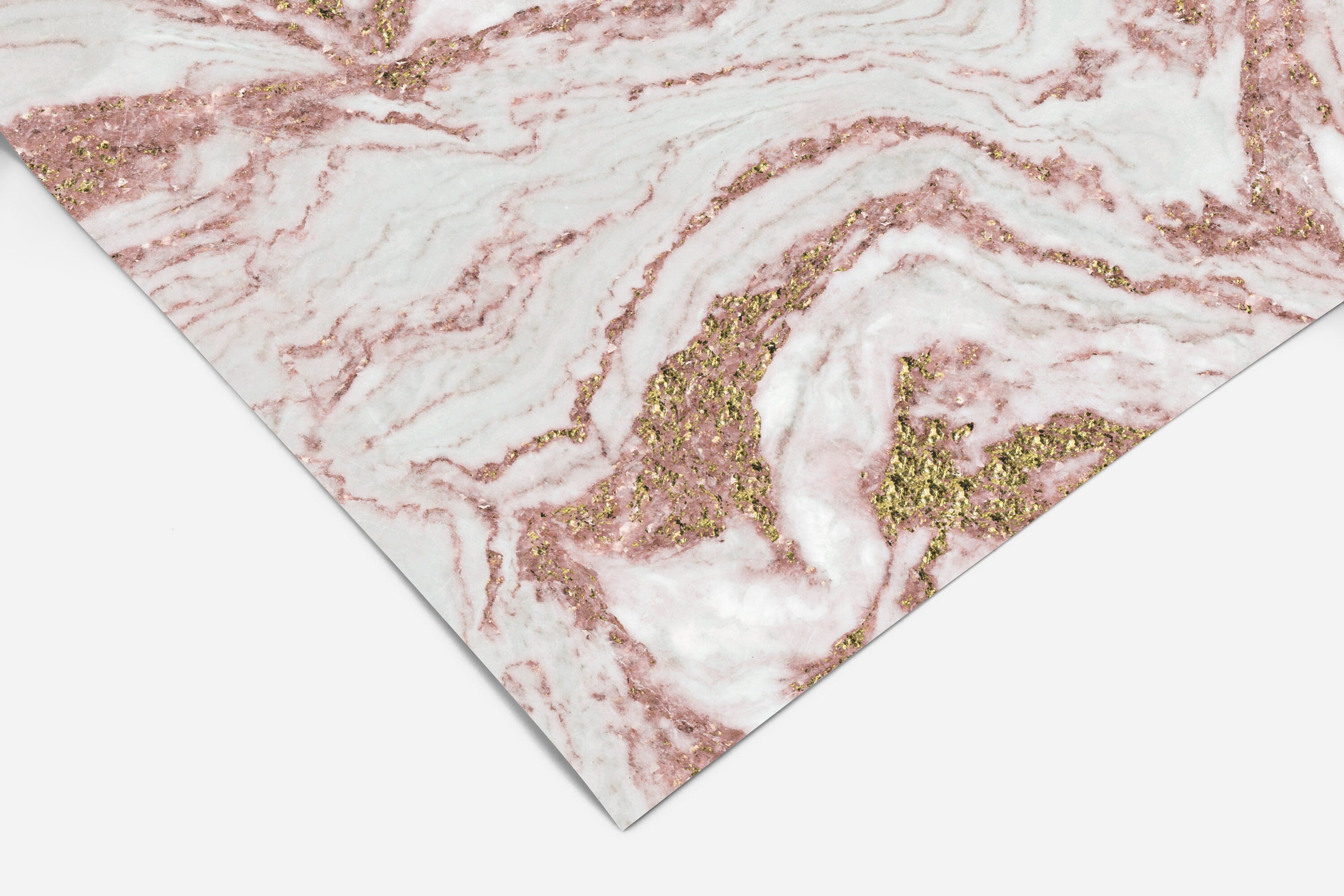 Gold And Pink Marble Contact Paper | Peel And Stick Wallpaper | Removable Wallpaper | Shelf Liner | Drawer Liner | Peel and Stick Paper 126 - JamesAndColors