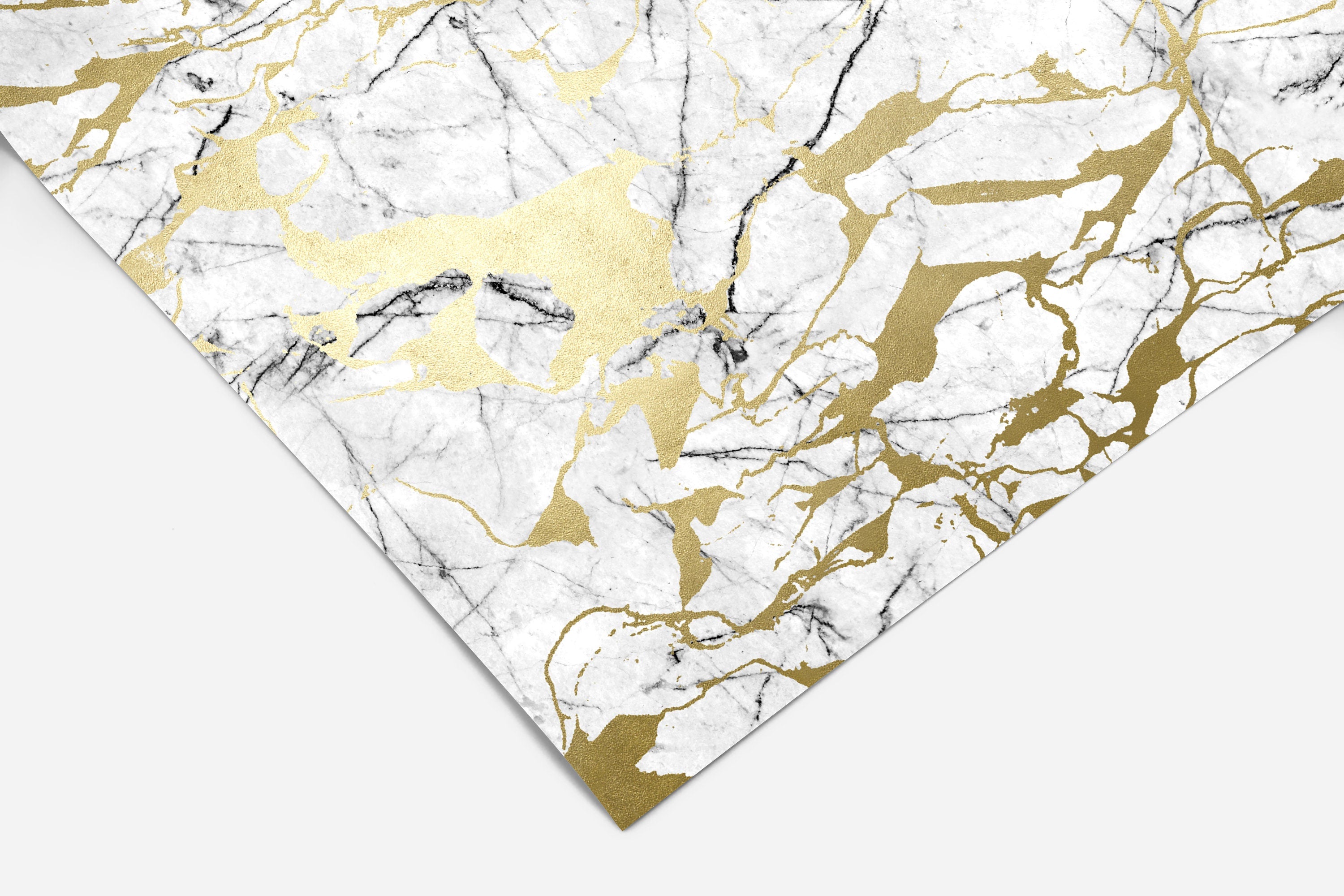 Cream and Gold Marble Contact Paper | Peel And Stick Wallpaper | Removable Wallpaper | Shelf Liner | Drawer Liner | Peel and Stick Paper 129 - JamesAndColors