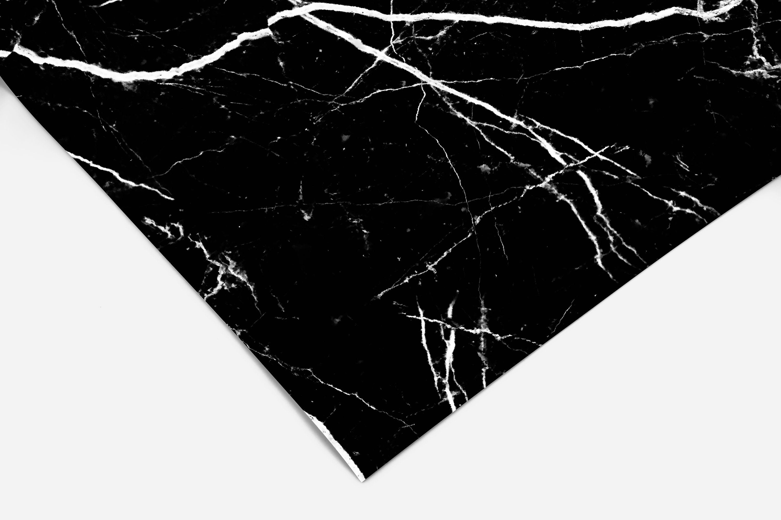 Black Marble Contact Paper | Shelf Liner | Drawer Liner | Peel and Stick Paper 133 - James And Colors