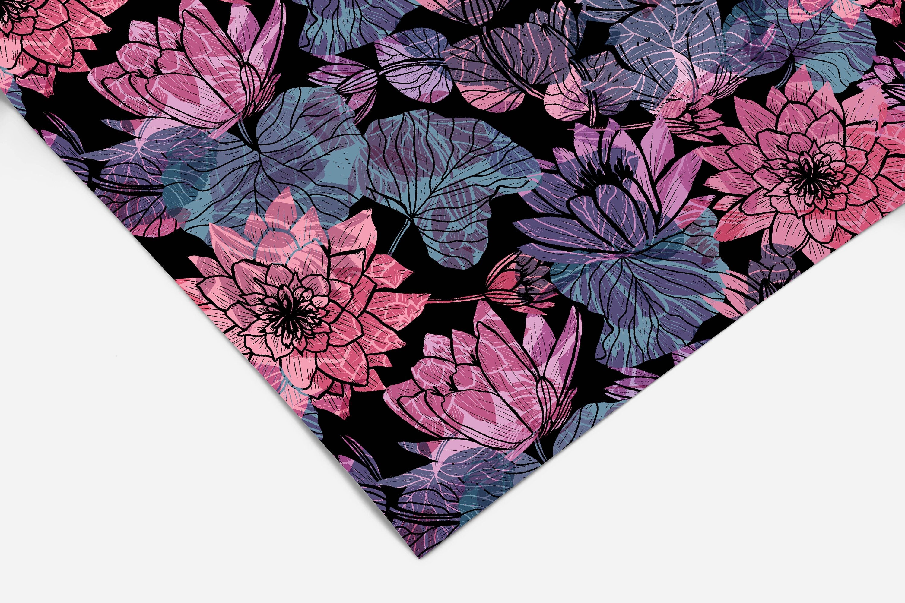 Floral Contact Paper | Peel And Stick Wallpaper | Removable Wallpaper | Shelf Liner | Drawer Liner | Peel and Stick Paper 144