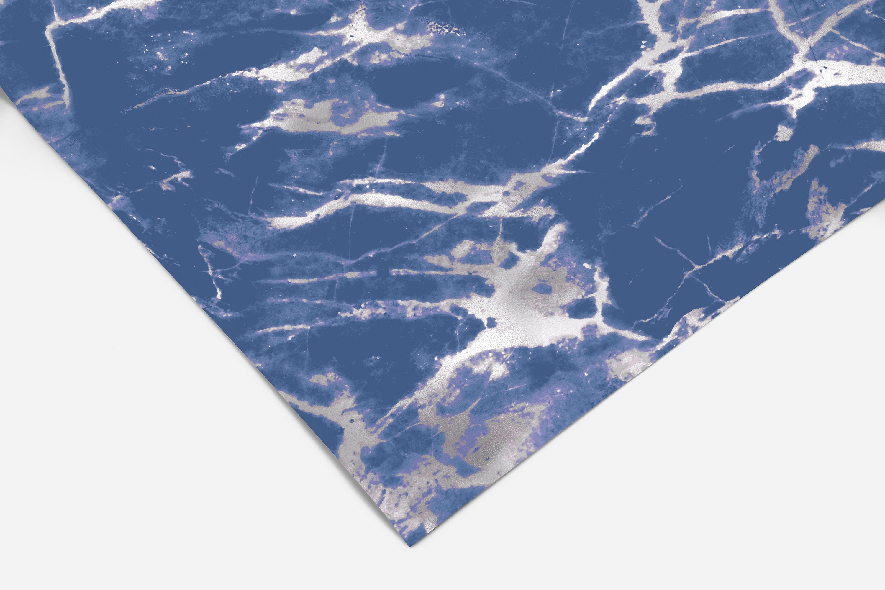 Blue Marble Contact Paper | Peel And Stick Wallpaper | Removable Wallpaper | Shelf Liner | Drawer Liner | Peel and Stick Paper 138 - JamesAndColors
