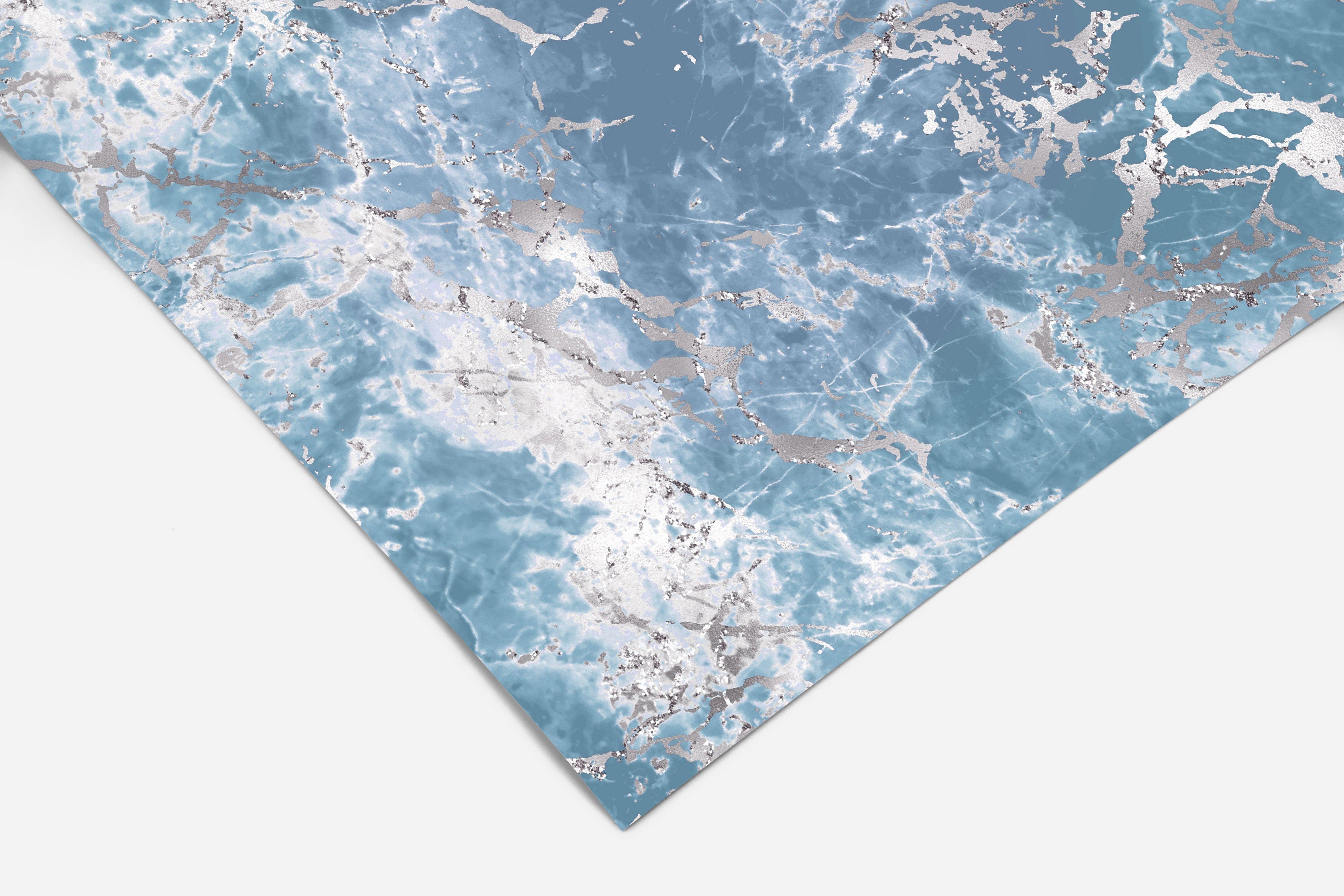 Blue Marble Contact Paper | Peel And Stick Wallpaper | Removable Wallpaper | Shelf Liner | Drawer Liner | Peel and Stick Paper 139 - JamesAndColors