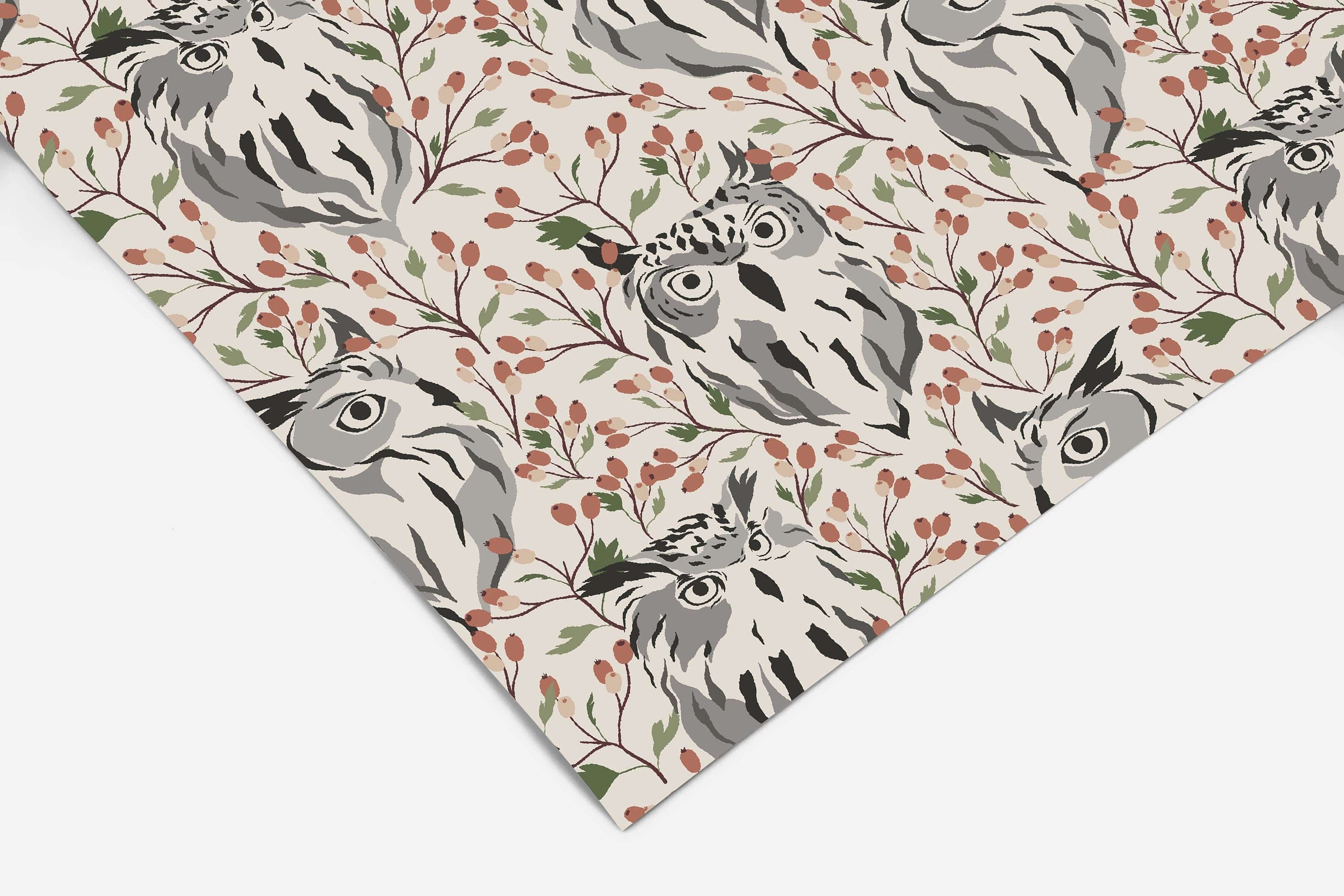 Boho Owl Contact Paper | Peel And Stick Wallpaper | Removable Wallpaper | Shelf Liner | Drawer Liner | Peel and Stick Paper 146 - JamesAndColors