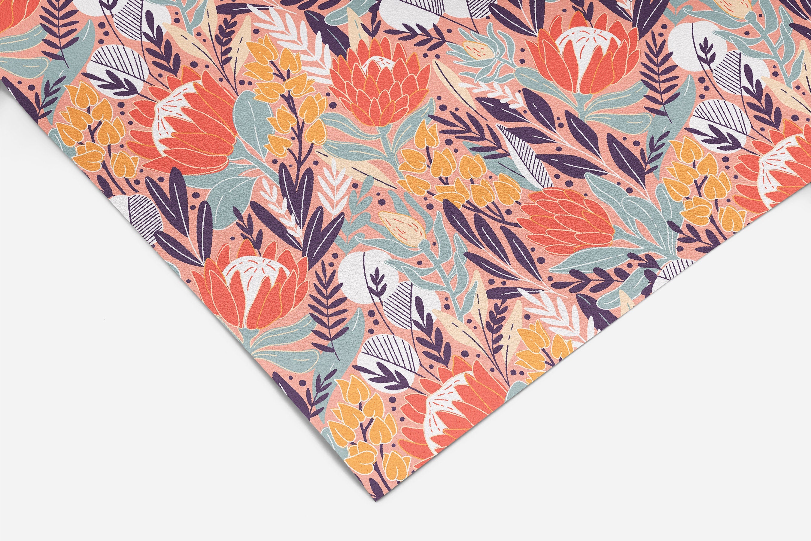 Protea Floral Contact Paper | Peel And Stick Wallpaper | Removable Wallpaper | Shelf Liner | Drawer Liner | Peel and Stick Paper 19