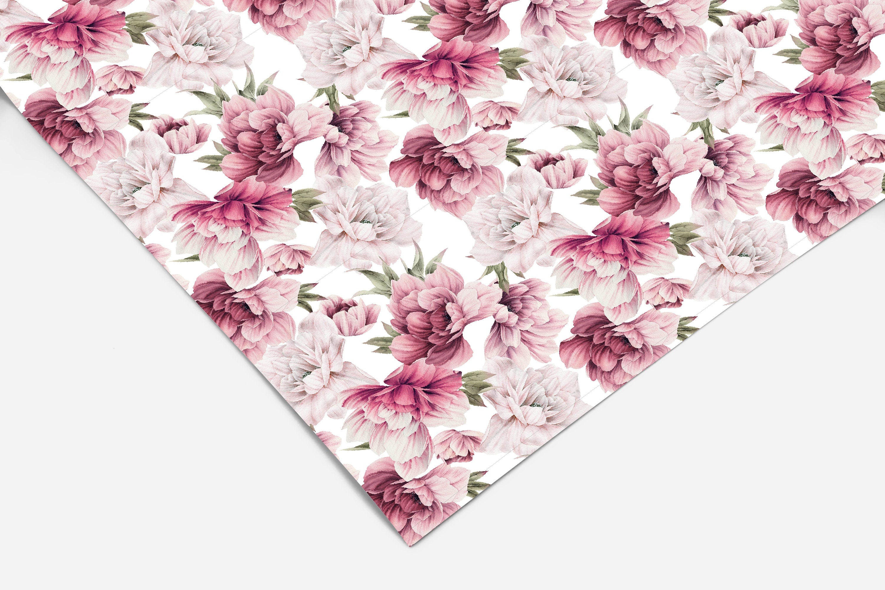 Floral Contact Paper | Peel And Stick Wallpaper | Removable Wallpaper | Shelf Liner | Drawer Liner | Peel and Stick Paper 68