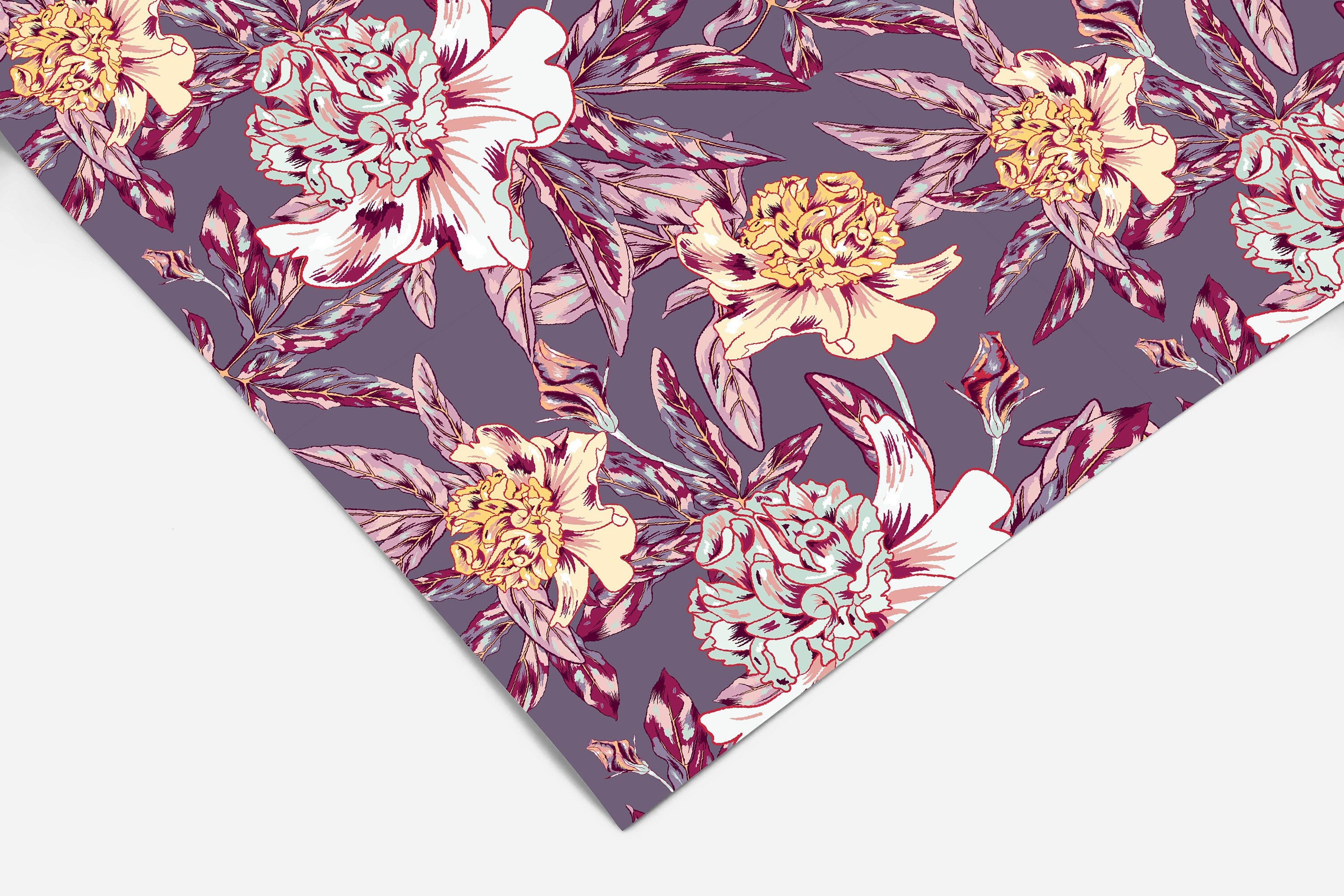 Floral Contact Paper | Peel And Stick Wallpaper | Removable Wallpaper | Shelf Liner | Drawer Liner | Peel and Stick Paper 83