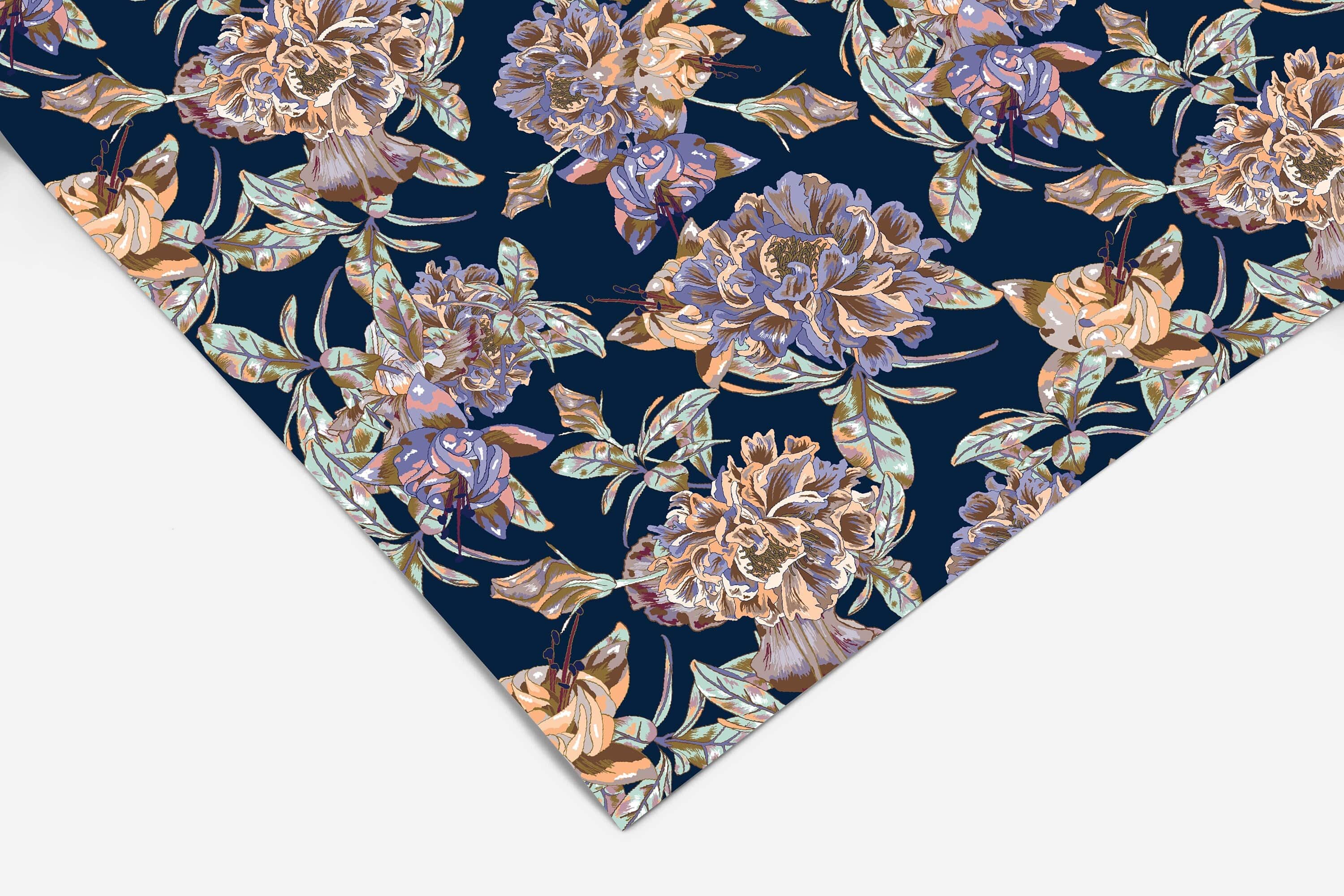 Floral Contact Paper | Peel And Stick Wallpaper | Removable Wallpaper | Shelf Liner | Drawer Liner | Peel and Stick Paper 84