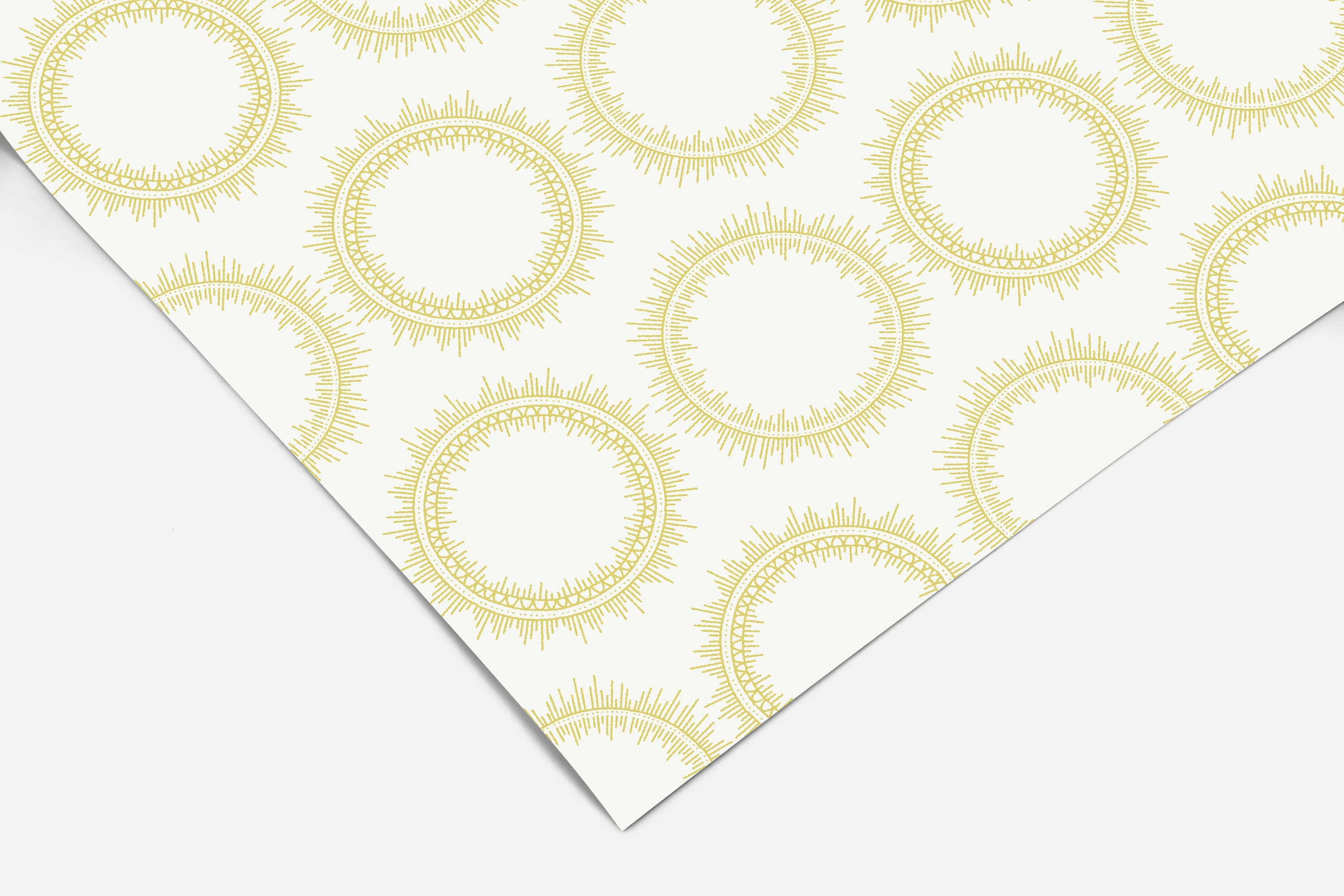 Sun Medallion Contact Paper | Peel And Stick Wallpaper | Removable Wallpaper | Shelf Liner | Drawer Liner | Peel and Stick Paper 105 - JamesAndColors