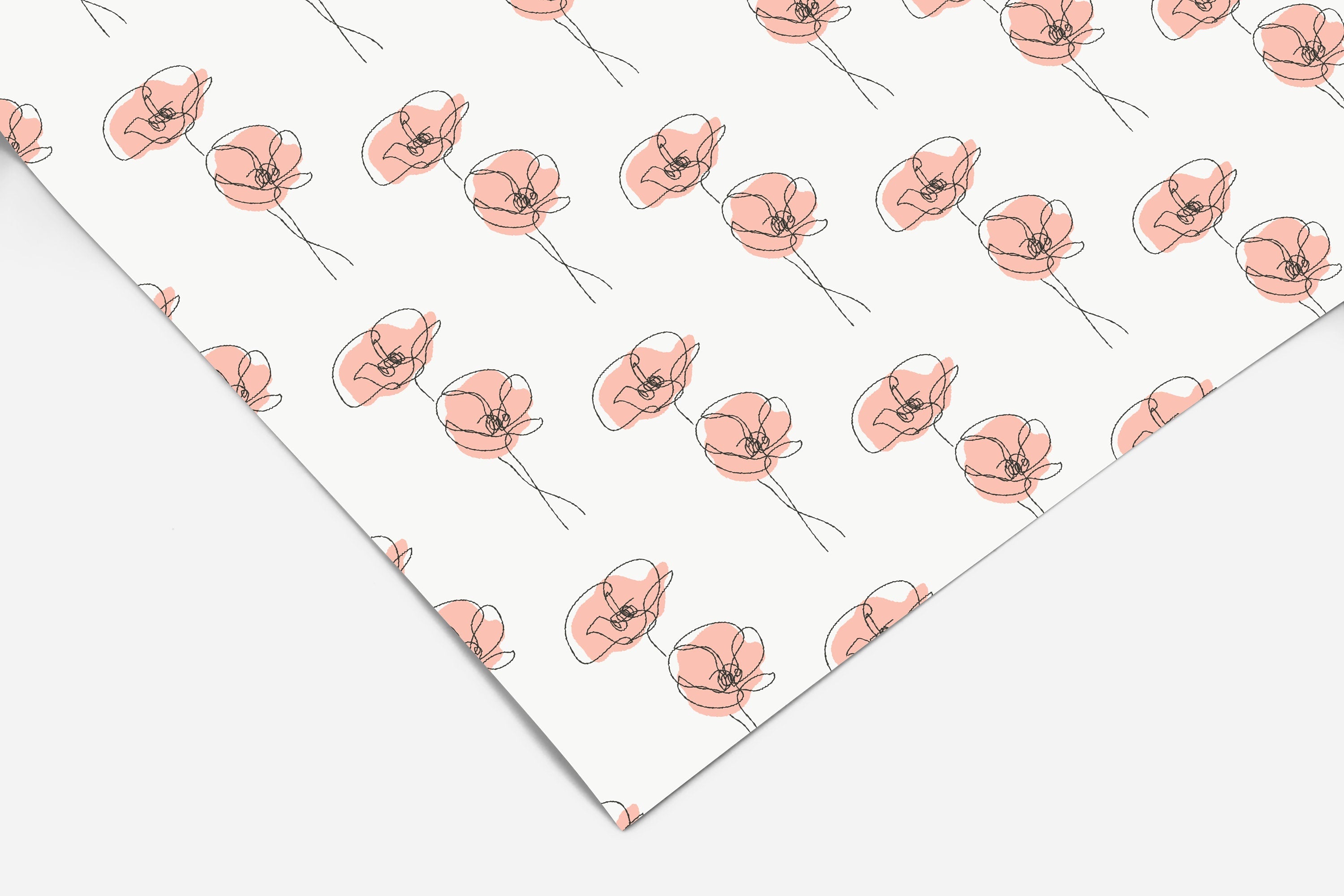 Floral Contact Paper | Peel And Stick Wallpaper | Removable Wallpaper | Shelf Liner | Drawer Liner | Peel and Stick Paper 157