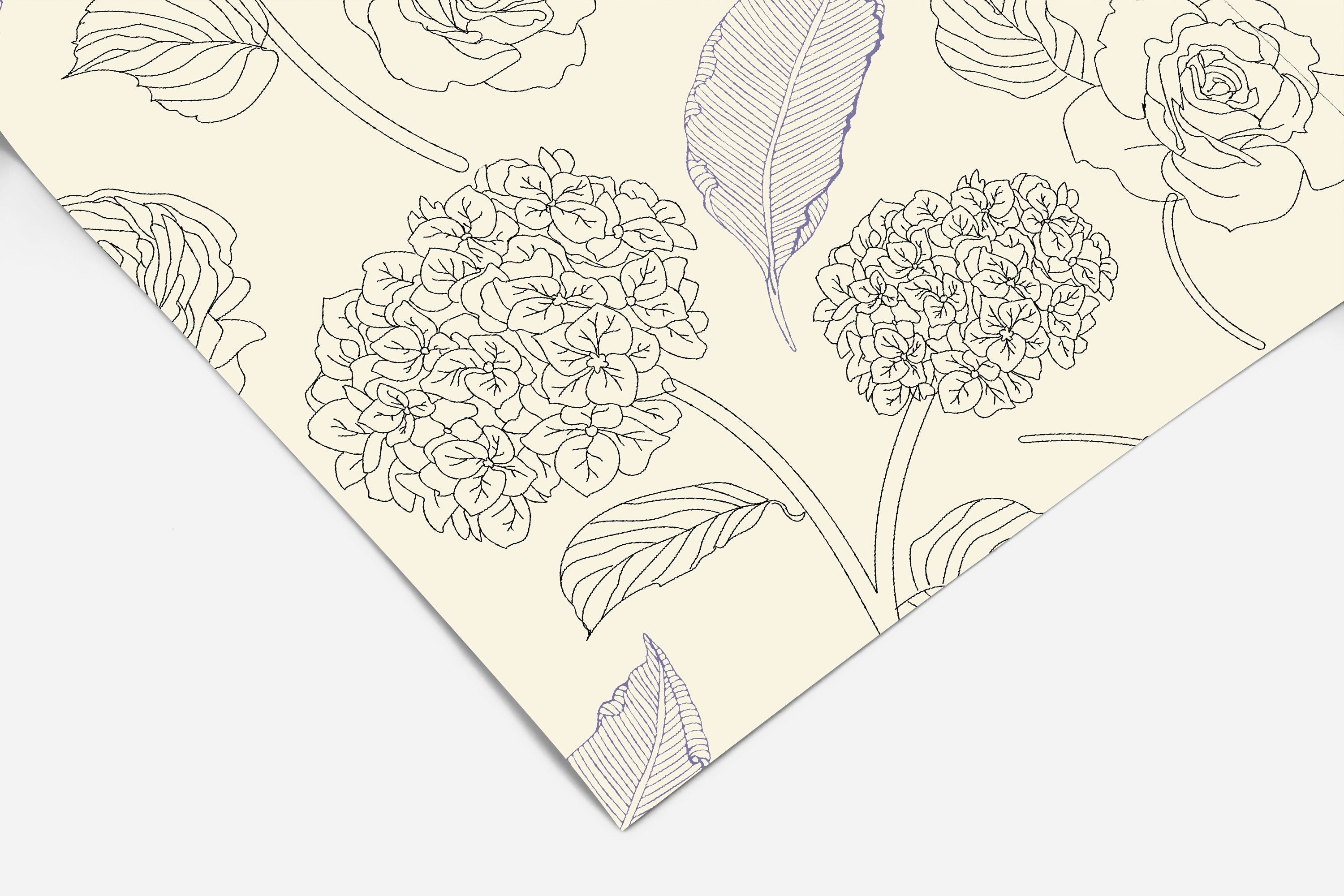 Ivory Floral Wallpaper | Wallpaper Peel and Stick | Removable Wallpaper | Peel and Stick Wallpaper | Wall Paper Peel And Stick | 2171 - JamesAndColors