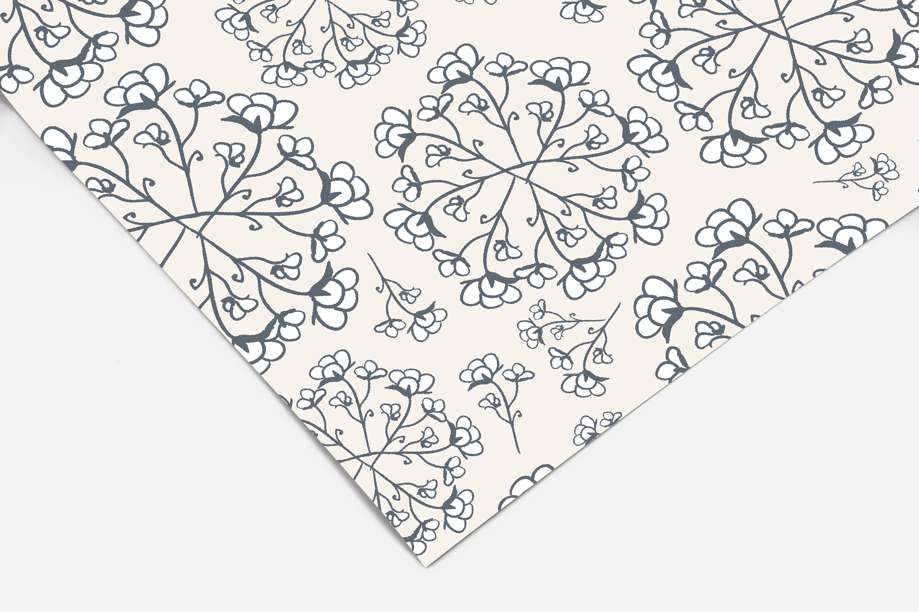 Farmhouse Decor Floral Contact Paper Peel And Stick Wallpaper | Removable Wallpaper | Shelf Liner | Drawer Liner | Peel and Stick Paper 174