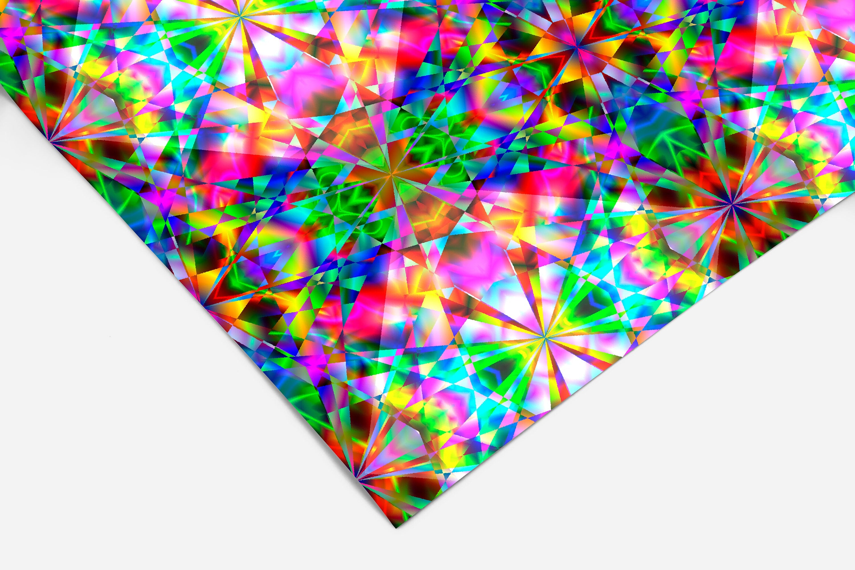 Rainbow Diamond Contact Paper | Peel And Stick Wallpaper | Removable Wallpaper | Shelf Liner | Drawer Liner | Peel and Stick Paper 201 - JamesAndColors