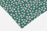Cream And Teal Floral Contact Paper | Peel And Stick Wallpaper | Removable Wallpaper | Shelf Liner | Drawer Liner | Peel and Stick Paper 258