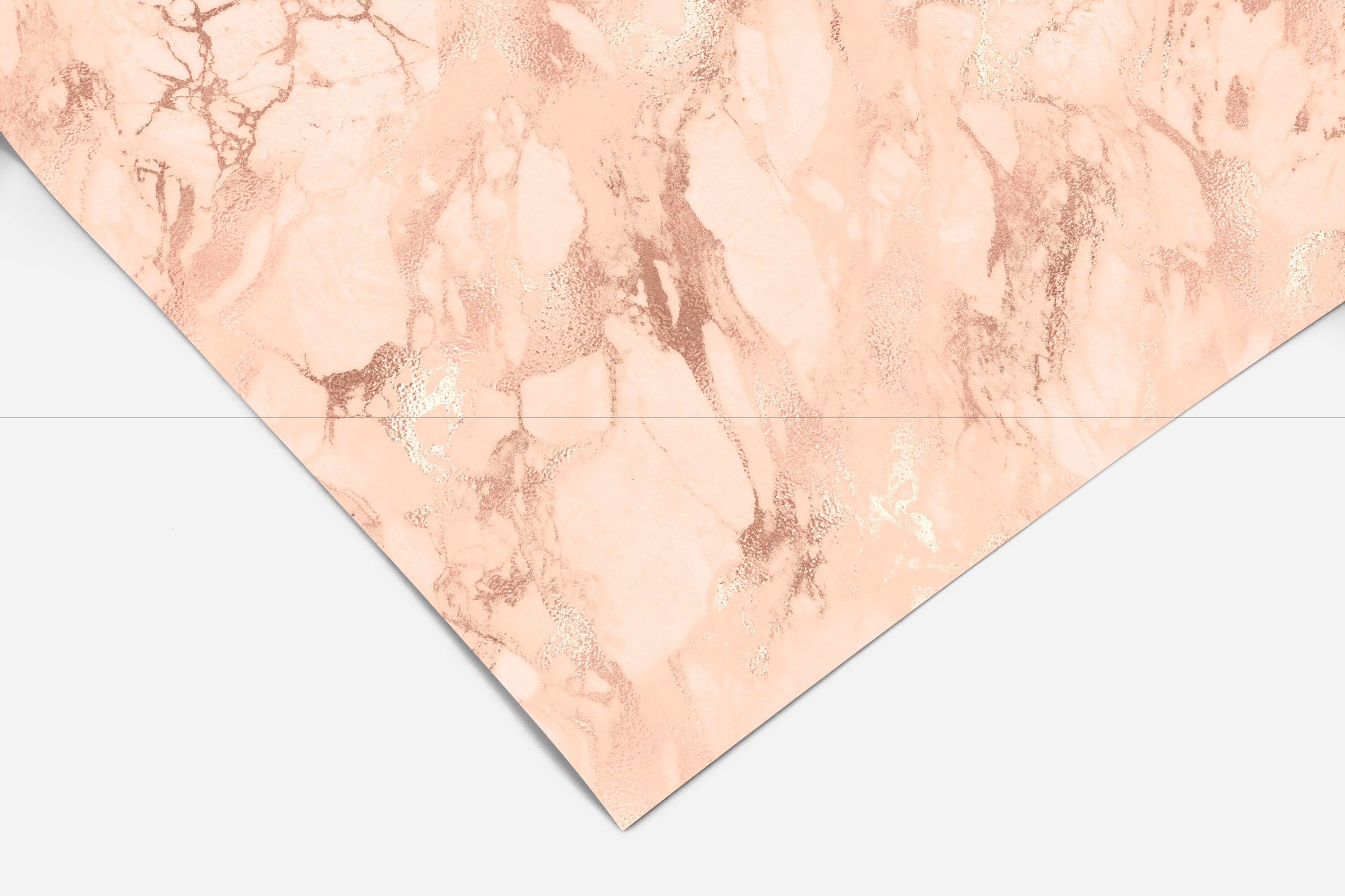 Rose Gold Marble Contact Paper | Peel And Stick Wallpaper | Removable Wallpaper | Shelf Liner | Drawer Liner | Peel and Stick Paper 296 - JamesAndColors