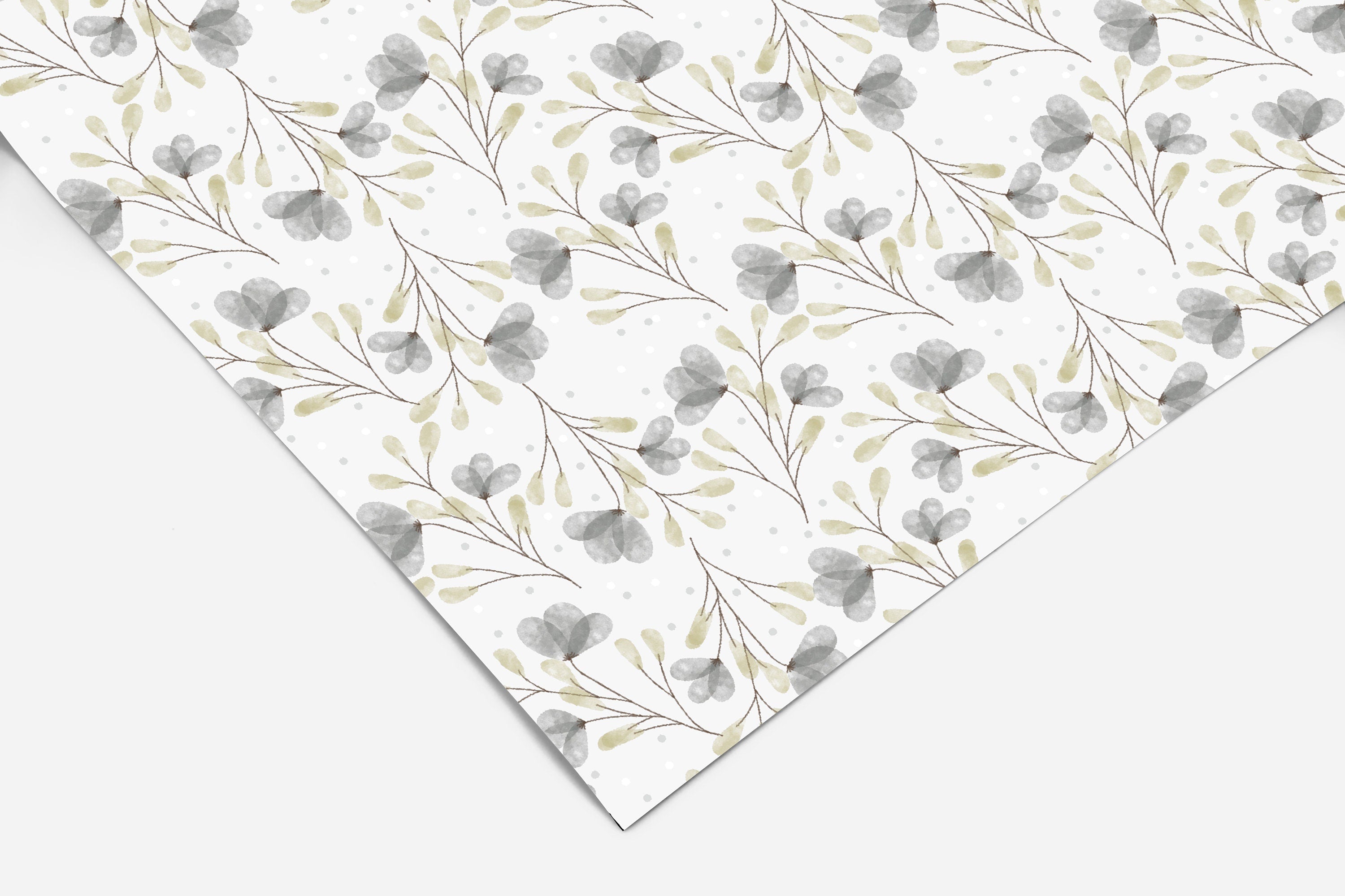 Blue Wildflower Contact Paper | Peel And Stick Wallpaper | Removable Wallpaper | Shelf Liner | Drawer Liner | Peel and Stick Paper 333 - JamesAndColors