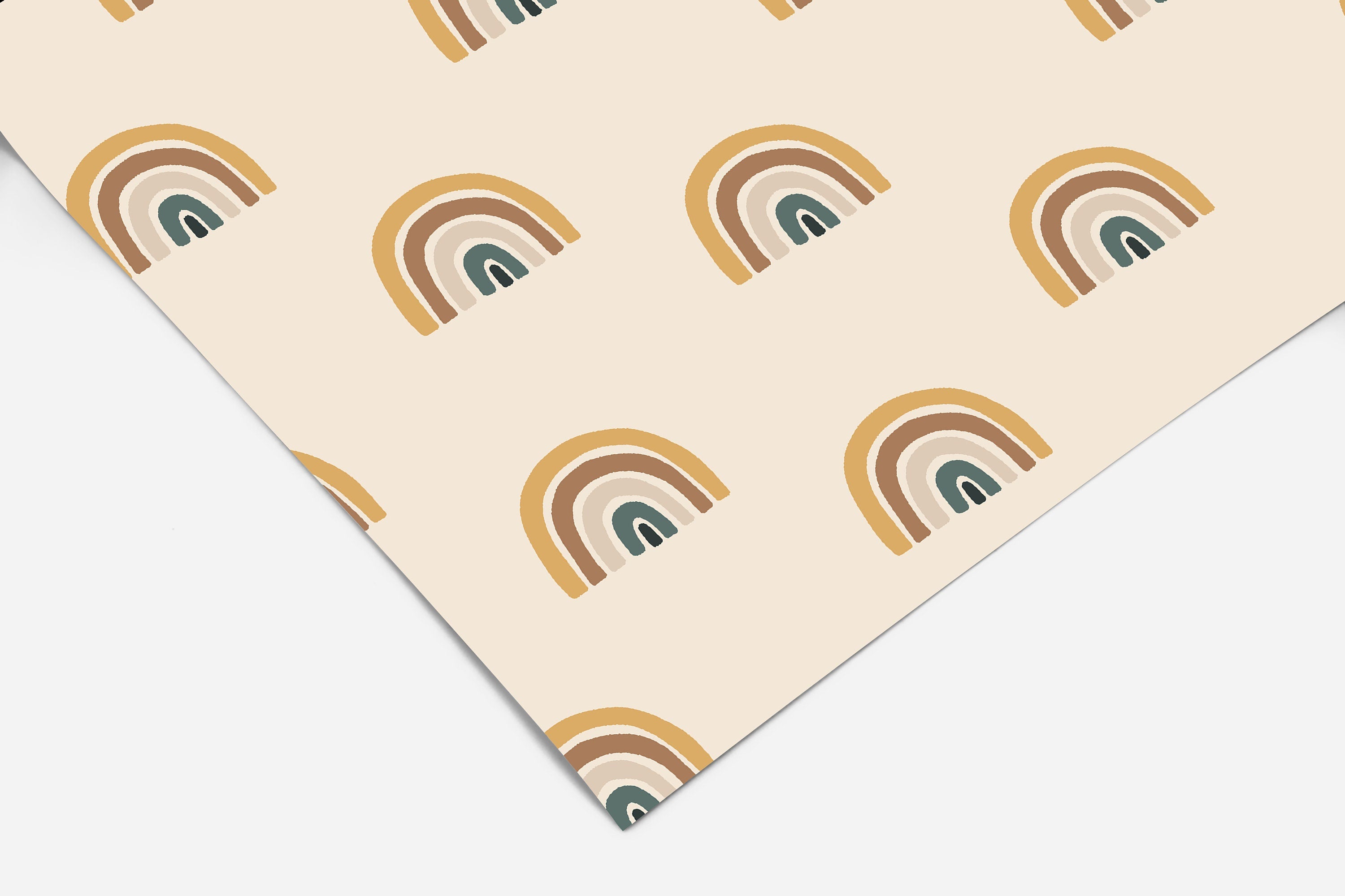 Desert Rainbow Boho Contact Paper | Peel And Stick Wallpaper | Removable Wallpaper | Shelf Liner | Drawer Liner | Peel and Stick Paper 340 - JamesAndColors