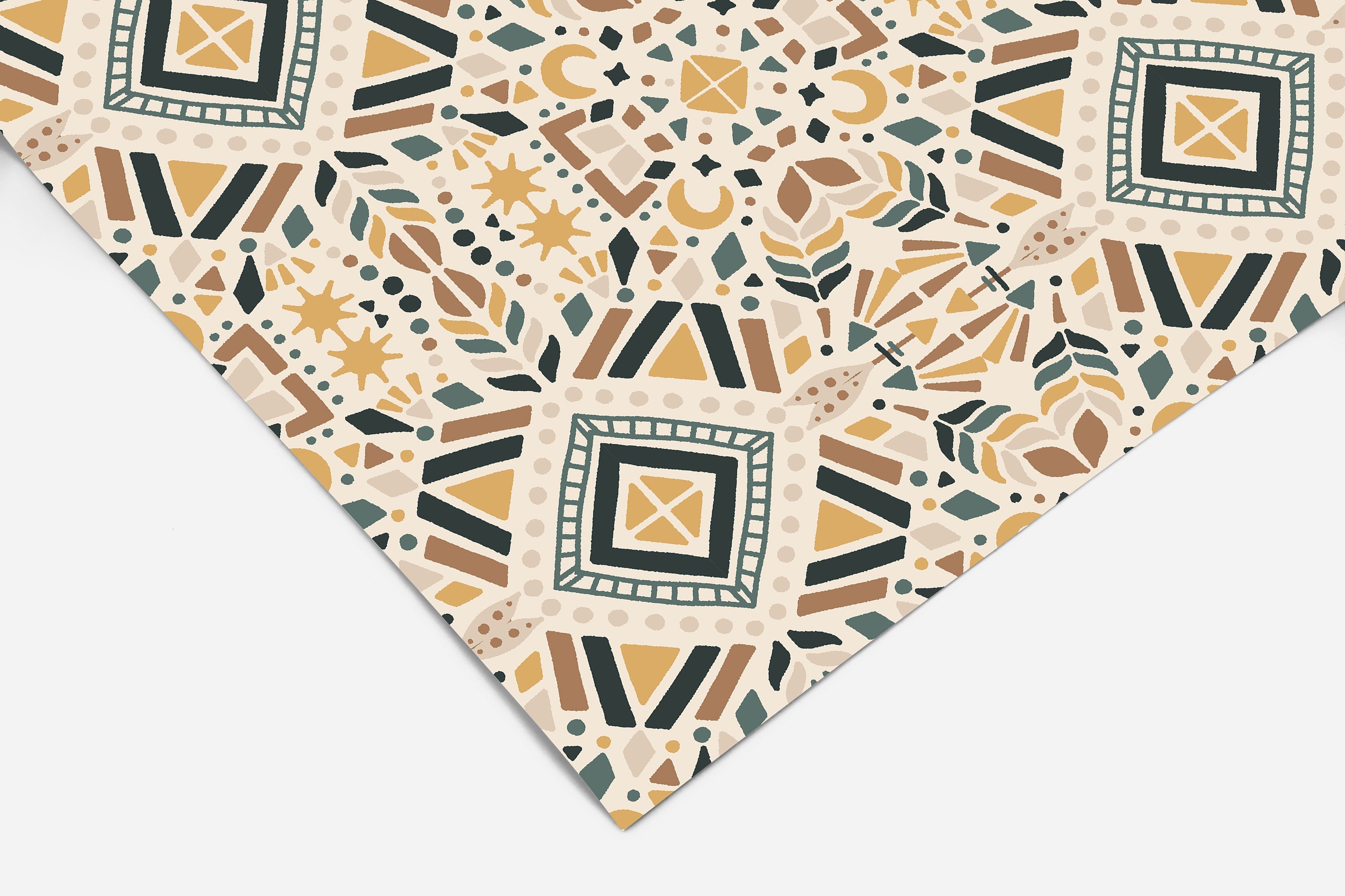 Geometric Desert Contact Paper | Peel And Stick Wallpaper | Removable Wallpaper | Shelf Liner | Drawer Liner | Peel and Stick Paper 343 - JamesAndColors