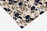 Navy Beige Floral Contact Paper | Peel And Stick Wallpaper | Removable Wallpaper | Shelf Liner | Drawer Liner | Peel and Stick Paper 357