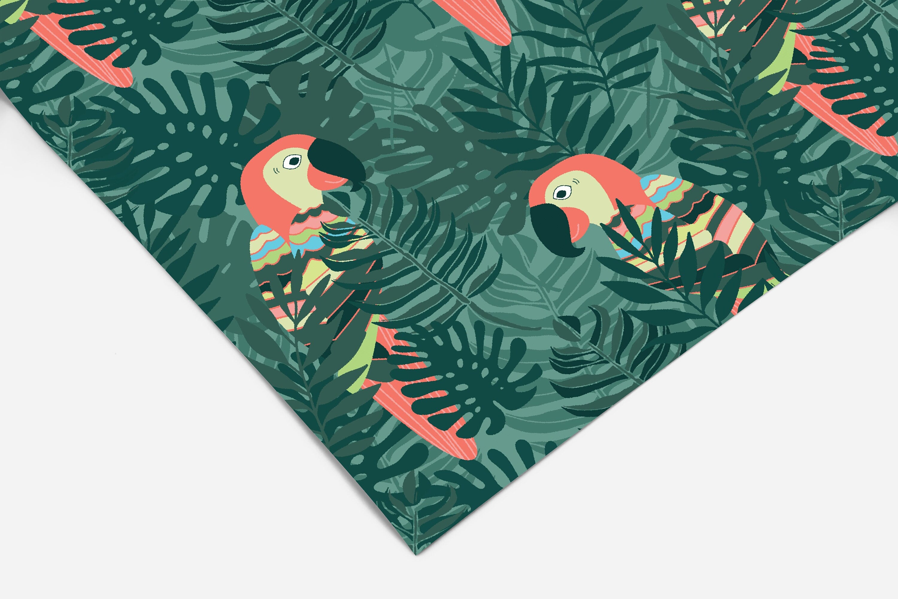 Tropical Kids Room Wallpaper | Adhesive Wallpaper | Peel And Stick Wallpaper | Removable Wallpaper | Wall Paper Peel And Stick Mural 1004 - JamesAndColors