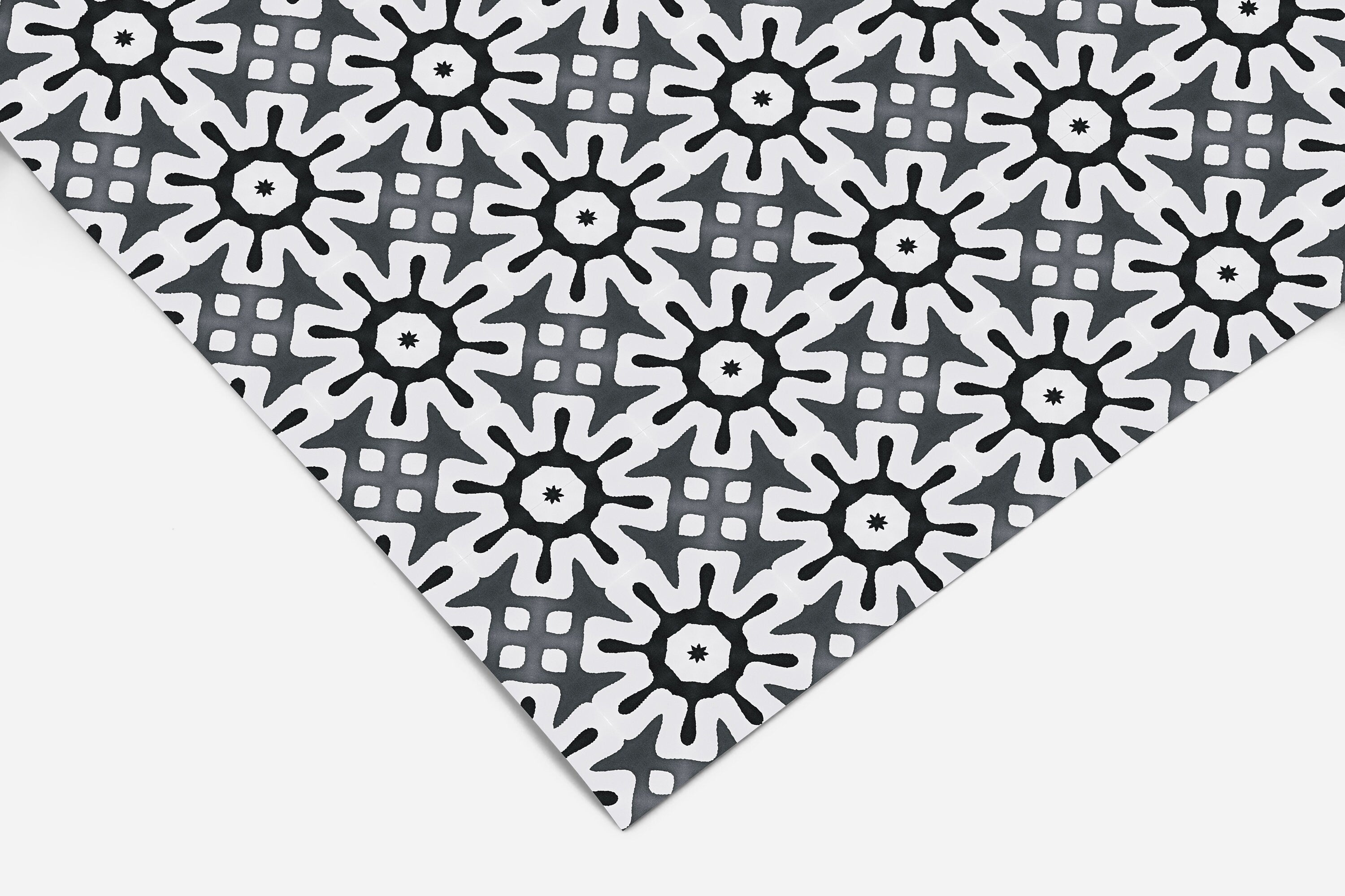 Black Tile Pattern Contact Paper | Peel And Stick Wallpaper | Removable Wallpaper | Shelf Liner | Drawer Liner | Peel and Stick Paper 391 - JamesAndColors