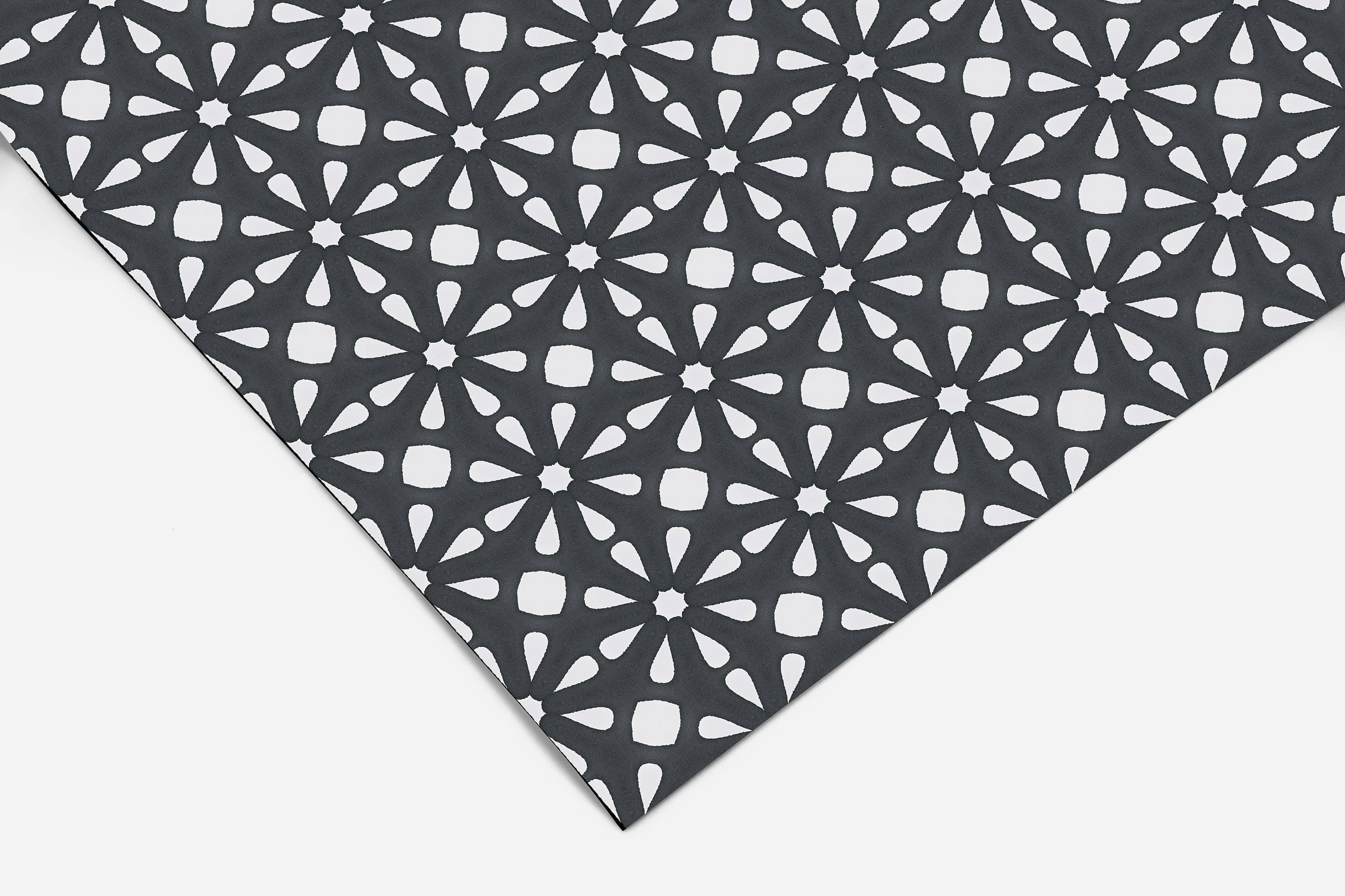 Black Tile Pattern Contact Paper | Shelf Liner | Drawer Liner | Peel and Stick Paper 390 - James And Colors