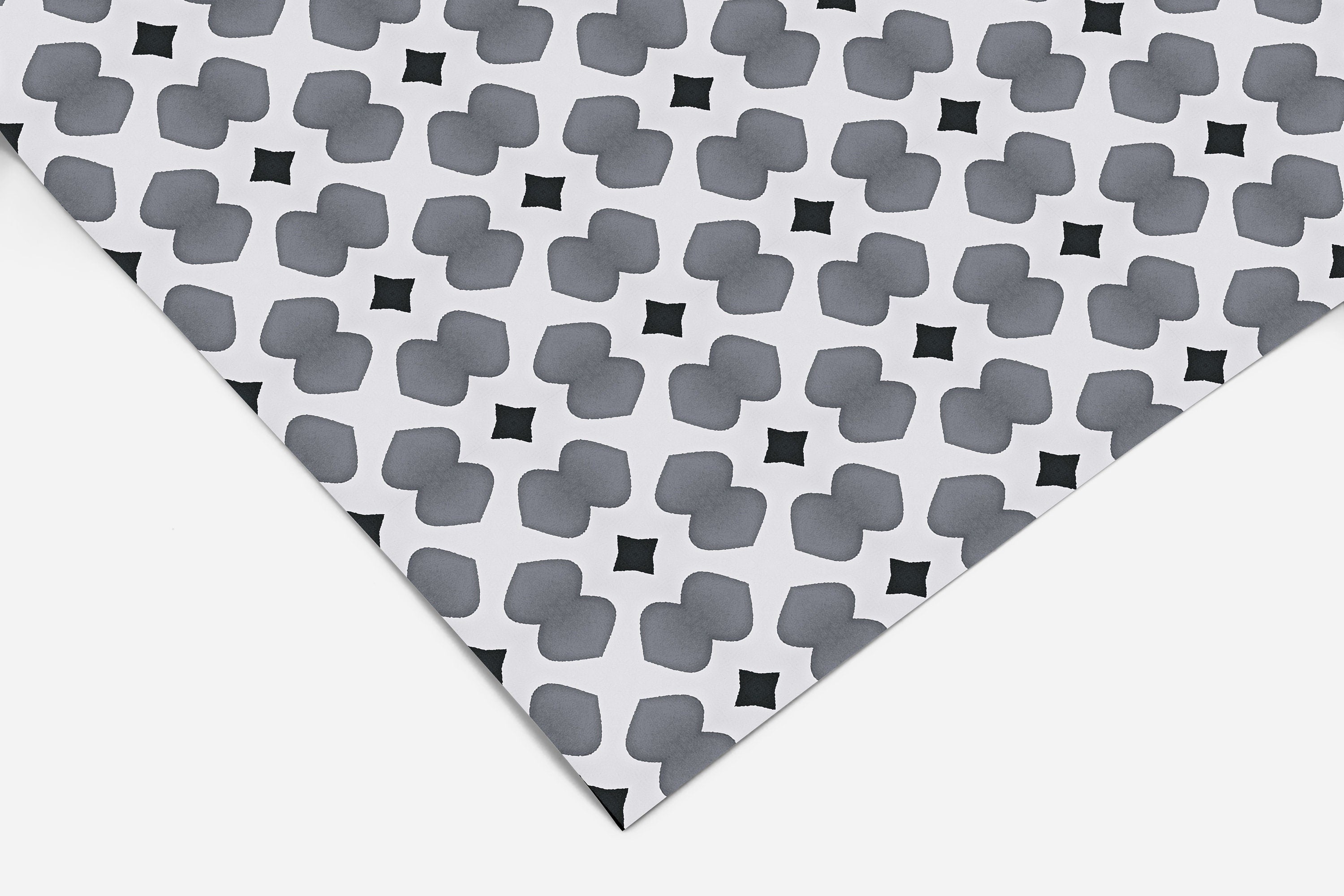 Gray Tile Pattern Contact Paper | Peel And Stick Wallpaper | Removable Wallpaper | Shelf Liner | Drawer Liner | Peel and Stick Paper 387 - JamesAndColors