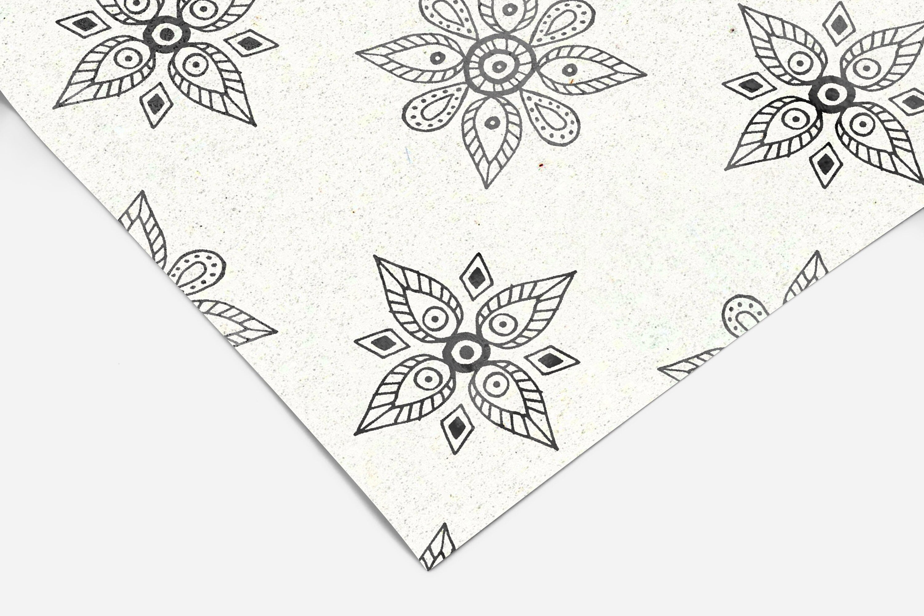 Distressed Boho Ink Wallpaper | Adhesive Wallpaper | Peel And Stick Wallpaper | Removable Wallpaper | Wall Paper Peel And Stick Mural 2301 - JamesAndColors