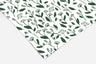Green White Floral Contact Paper | Peel And Stick Wallpaper | Removable Wallpaper | Shelf Liner | Drawer Liner | Peel and Stick Paper 435