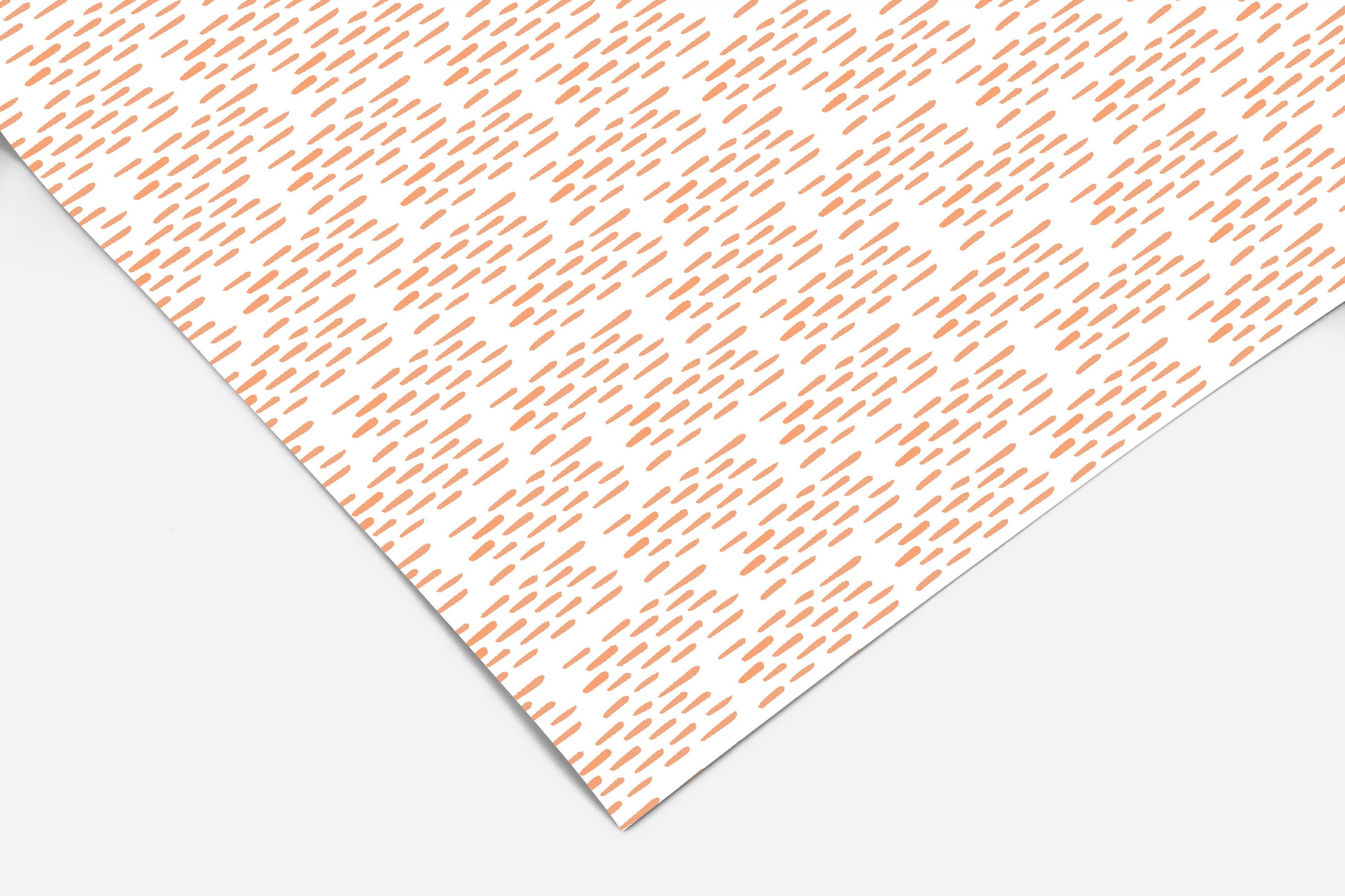 Peach Drawn Stripe Contact Paper | Peel And Stick Wallpaper | Removable Wallpaper | Shelf Liner | Drawer Liner | Peel and Stick Paper 436 - JamesAndColors