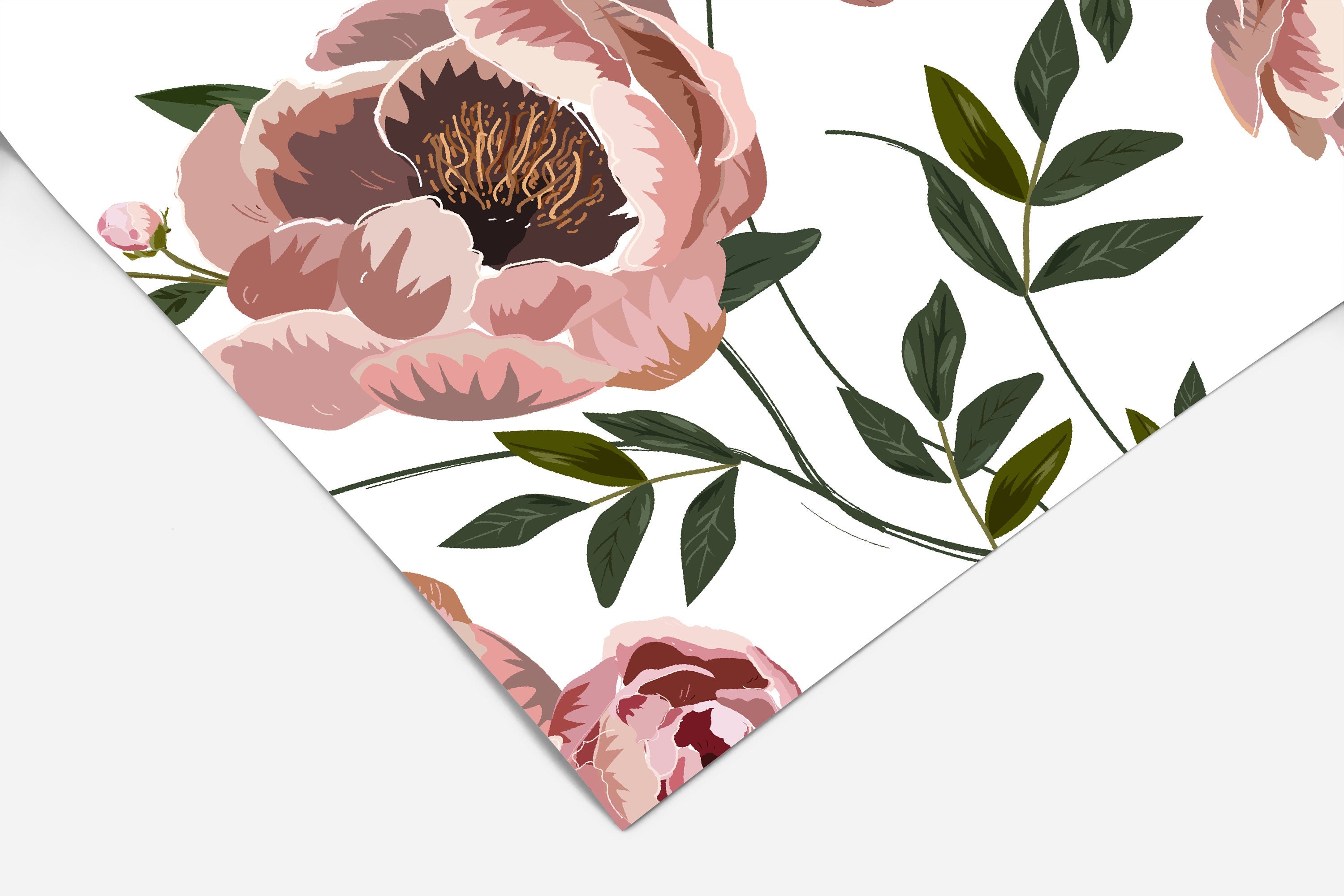 Pink Floral Wallpaper | Wallpaper Peel and Stick | Removable Wallpaper | Peel and Stick Wallpaper | Wall Paper Peel And Stick | 2183 - JamesAndColors