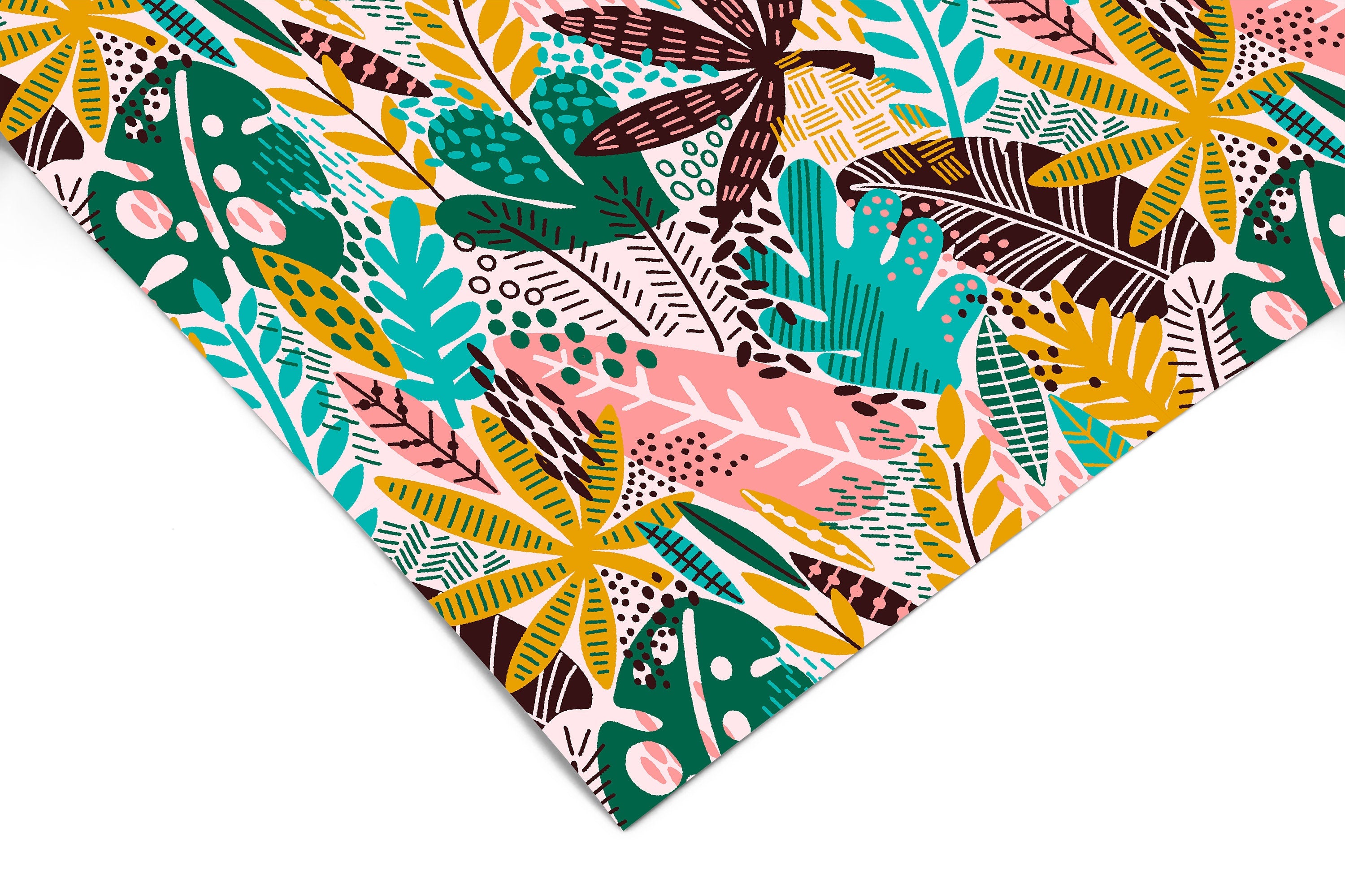 Exotic Tropical Contact Paper | Peel And Stick Wallpaper | Removable Wallpaper | Shelf Liner | Drawer Liner | Peel and Stick Paper 471 - JamesAndColors