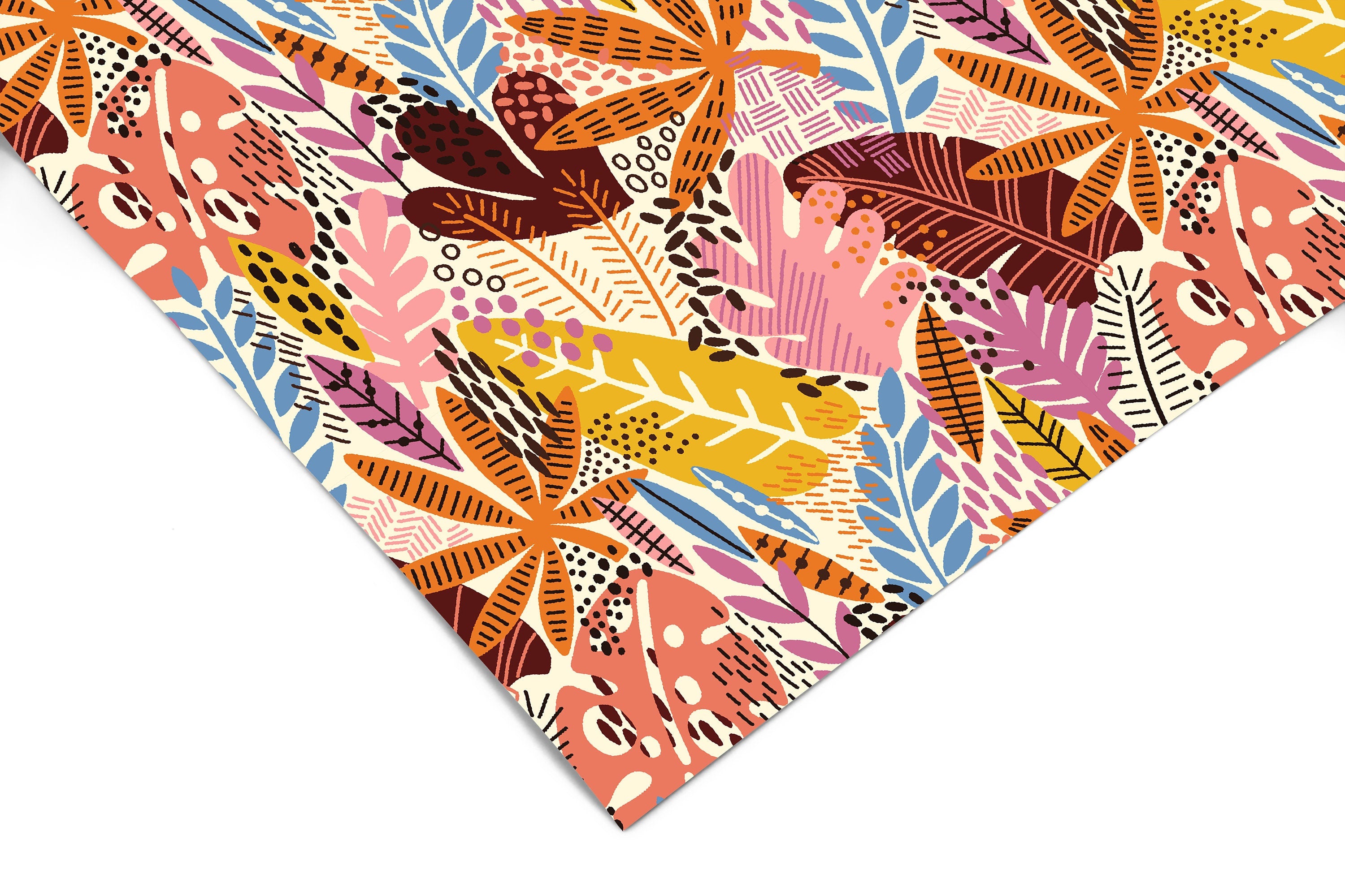 Exotic Tropical Contact Paper | Peel And Stick Wallpaper | Removable Wallpaper | Shelf Liner | Drawer Liner | Peel and Stick Paper 472 - JamesAndColors