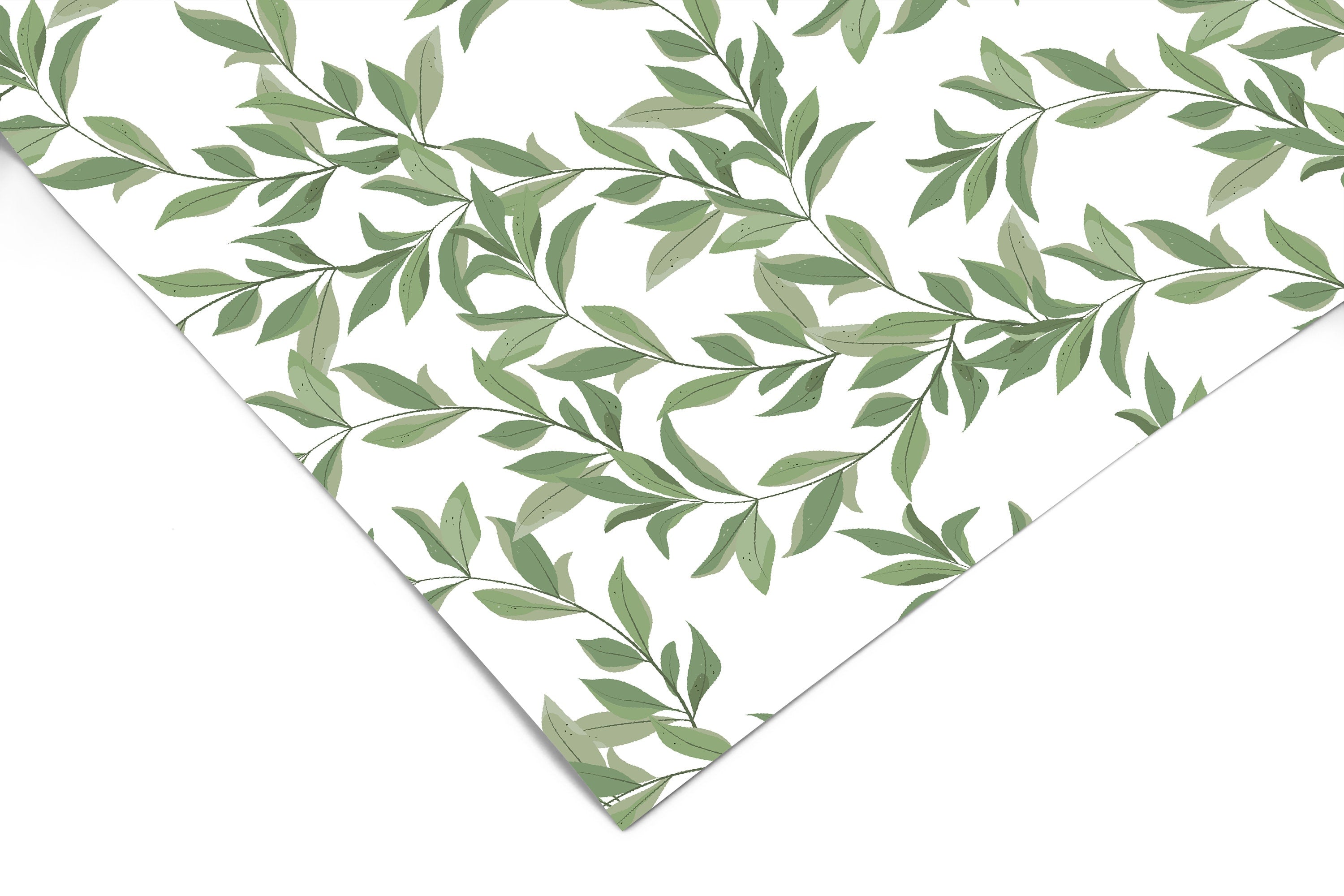 Green Foliage Floral Contact Paper | Peel And Stick Wallpaper | Removable Wallpaper | Shelf Liner | Drawer Liner | Peel and Stick Paper 489