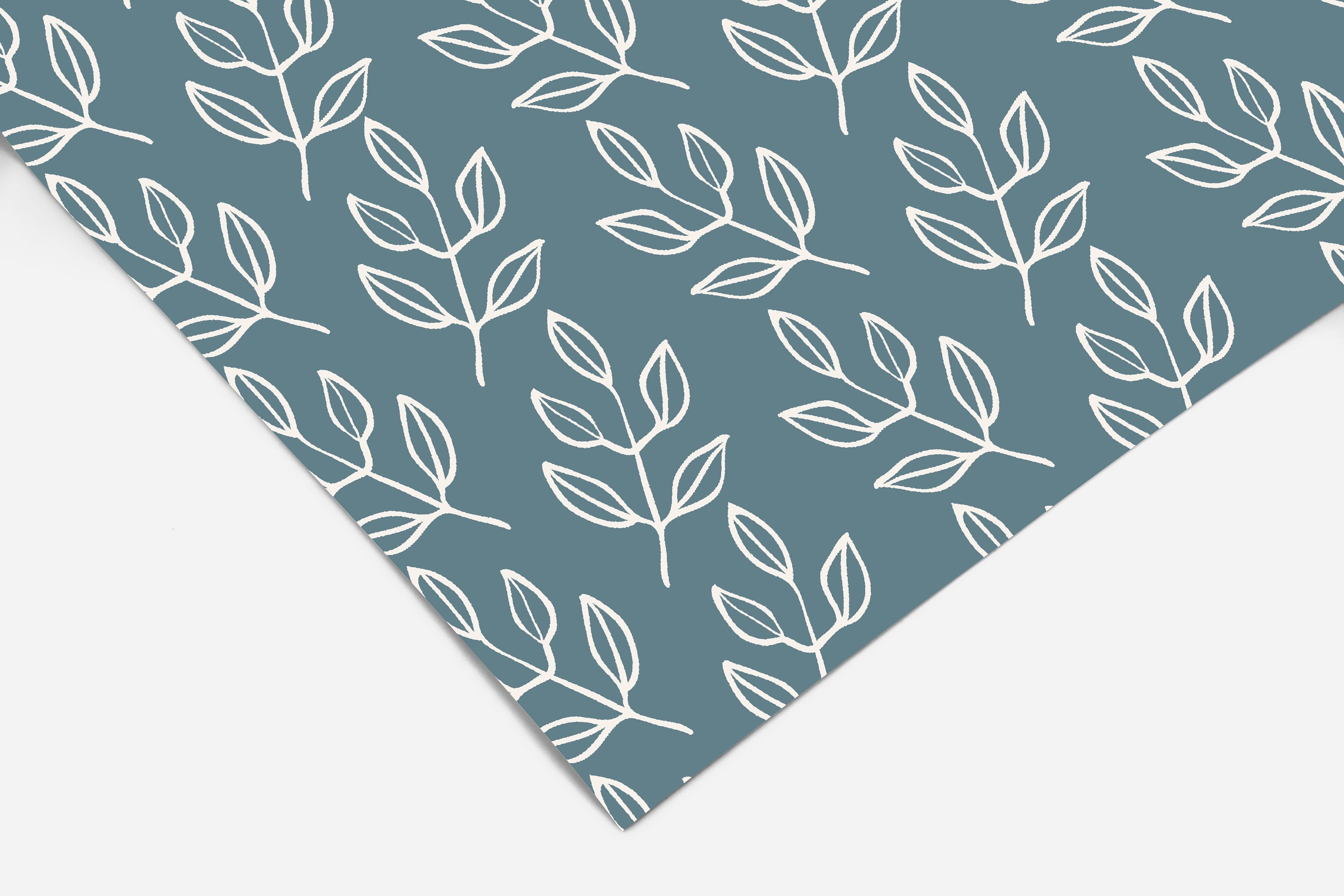 Farmhouse Blue Floral Contact Paper Peel And Stick Wallpaper | Removable Wallpaper | Shelf Liner | Drawer Liner | Peel and Stick Paper 166
