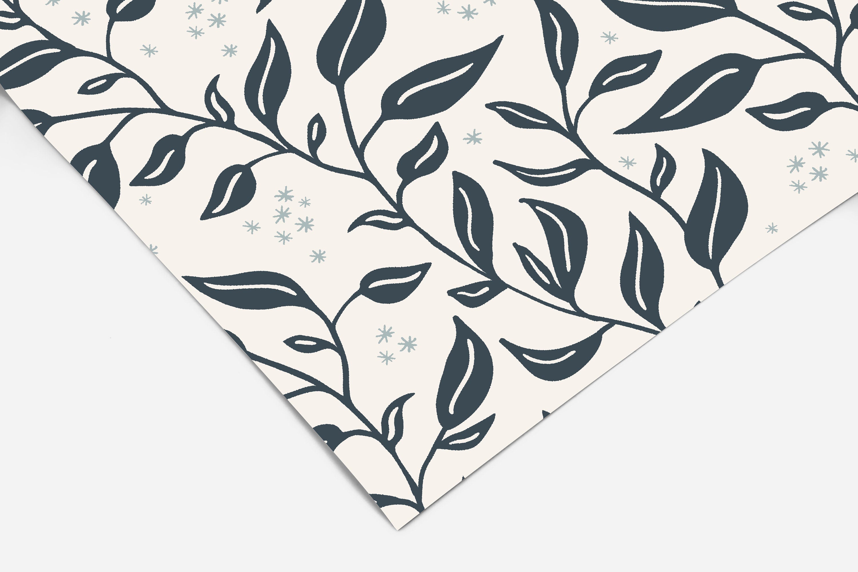White With Navy Floral Contact Paper Peel And Stick Wallpaper | Removable Wallpaper | Shelf Liner | Drawer Liner | Peel and Stick Paper 171