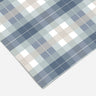 Blue Beige Plaid Contact Paper Shelf Liner | Drawer Liner | Peel and Stick Paper 173 - James And Colors