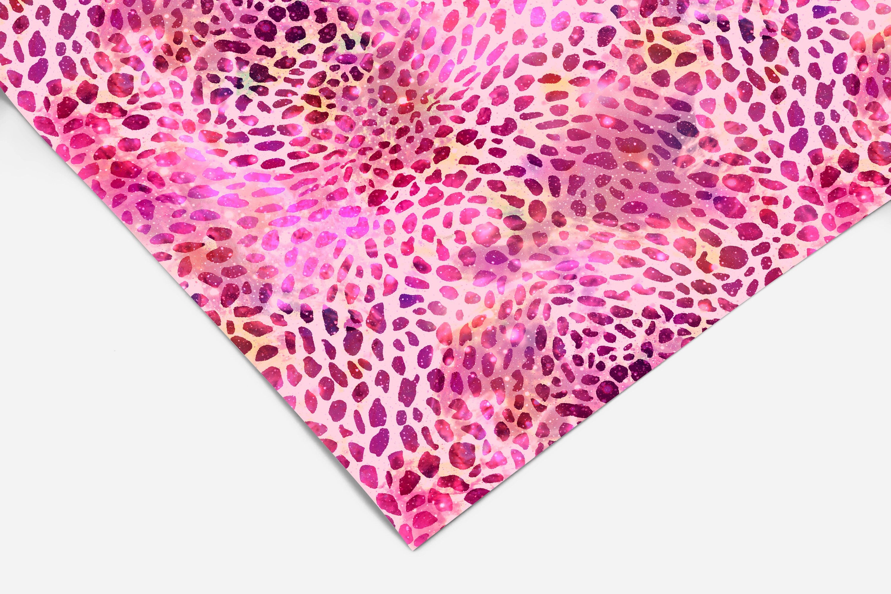 Pink Leopard Contact Paper | Peel And Stick Wallpaper | Removable Wallpaper | Shelf Liner | Drawer Liner | Peel and Stick Paper 203 - JamesAndColors