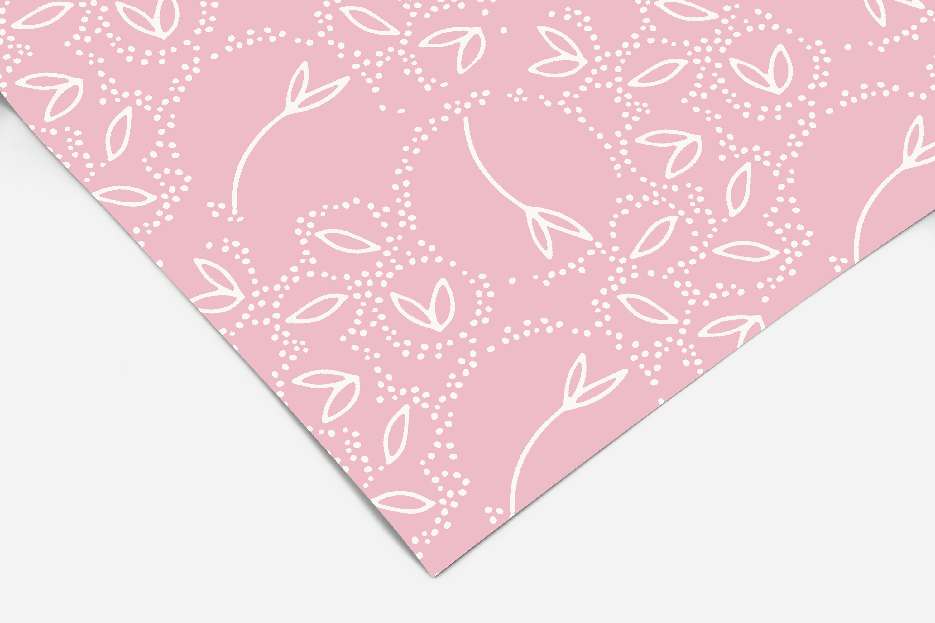 Whimsical Pink Floral Contact Paper | Peel And Stick Wallpaper | Removable Wallpaper | Shelf Liner | Drawer Liner | Peel and Stick Paper 216