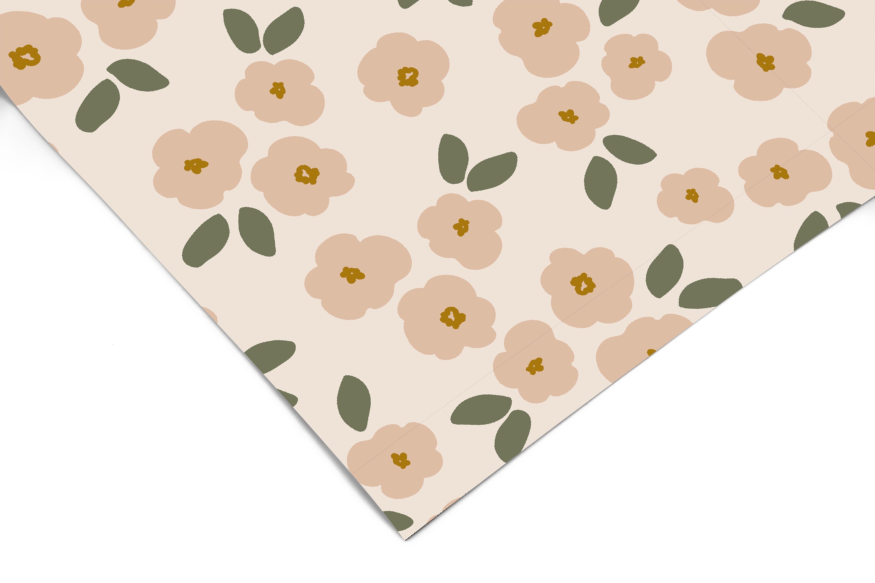 Faded Floral Contact Paper | Peel And Stick Wallpaper | Removable Wallpaper | Shelf Liner | Drawer Liner | Peel and Stick Paper 500