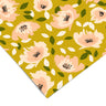 Yellow Peach Floral Contact Paper | Peel And Stick Wallpaper | Removable Wallpaper | Shelf Liner | Drawer Liner | Peel and Stick Paper 505