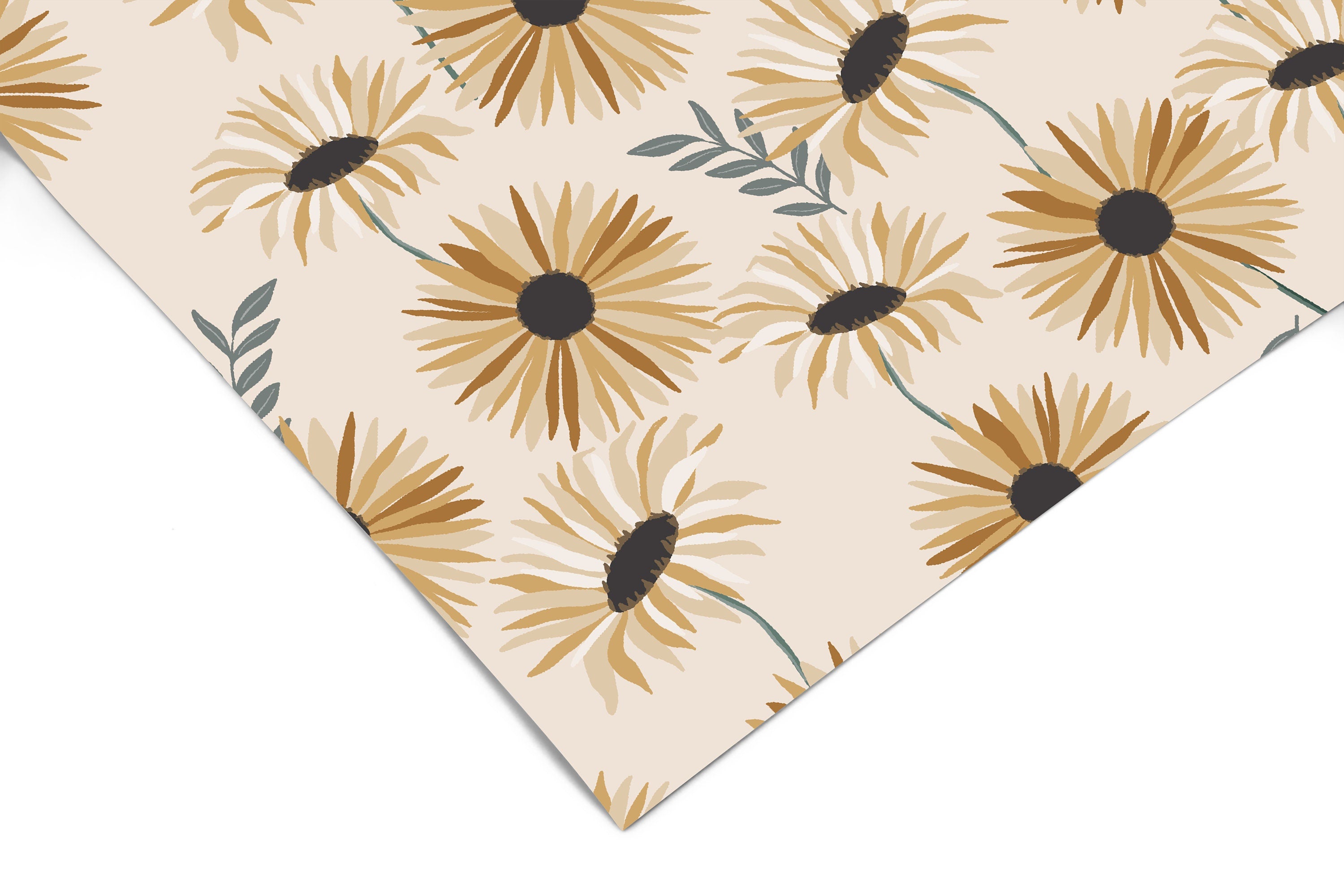 Summer Daisy Kitchen Wallpaper | Wallpaper Peel and Stick | Removable Wallpaper | Wall Paper Peel And Stick | Wall Mural Wall Decor 2393 - JamesAndColors